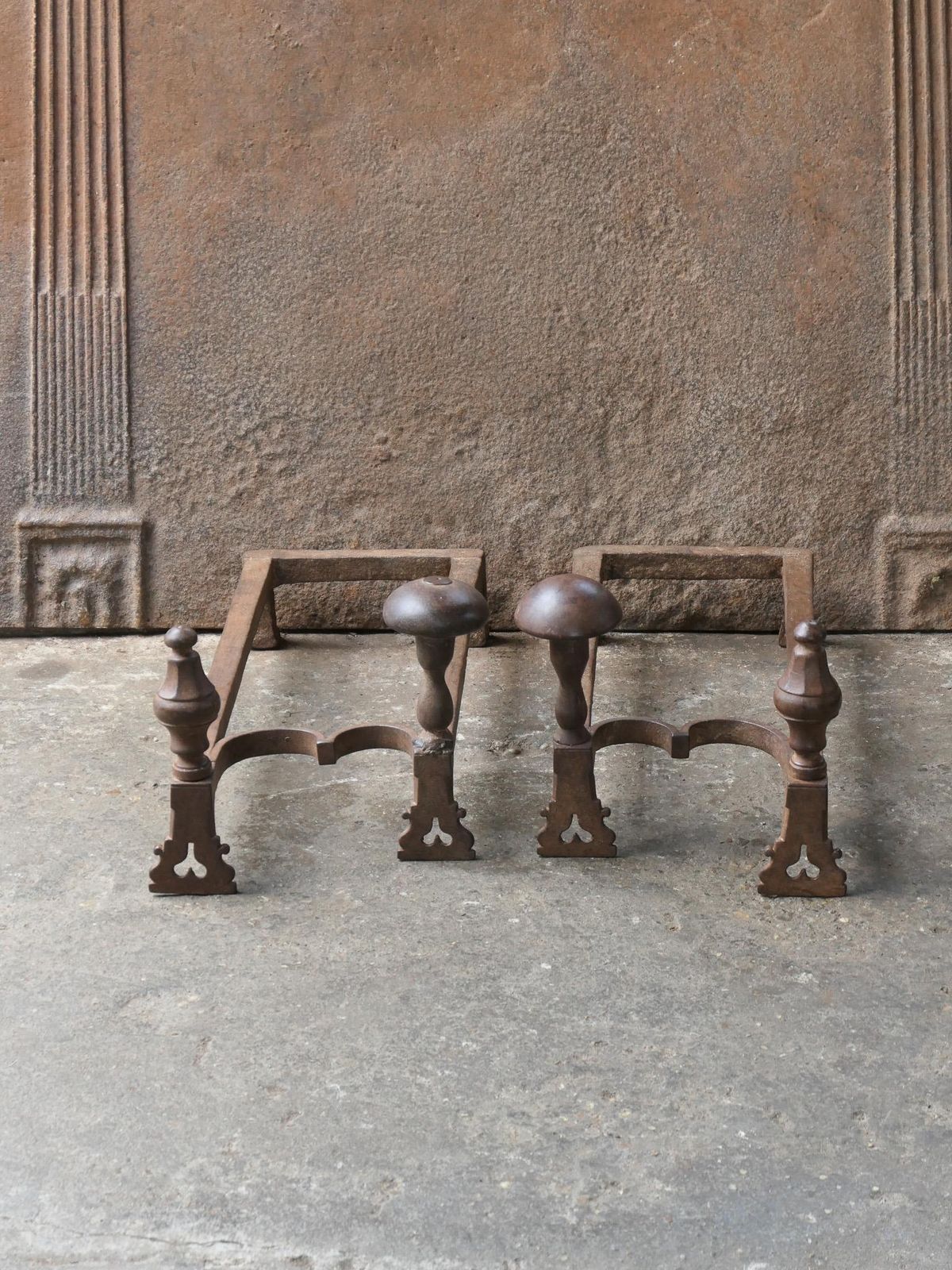French Louis XV Period Fireplace Grate Or Fire Basket, 18th Century photo for sale