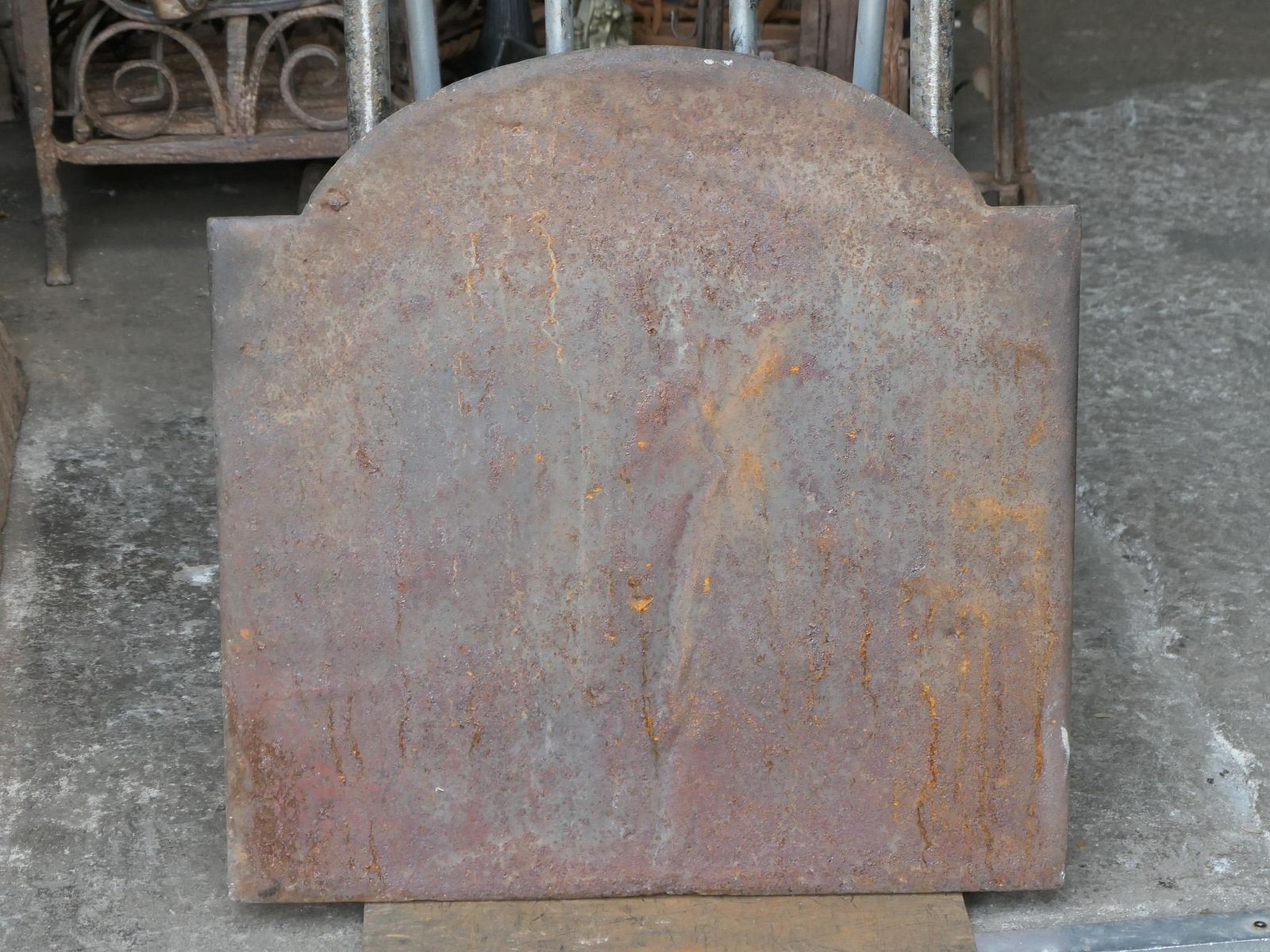 photo buy 19th Century French Napoleon III Fireback / Backsplash