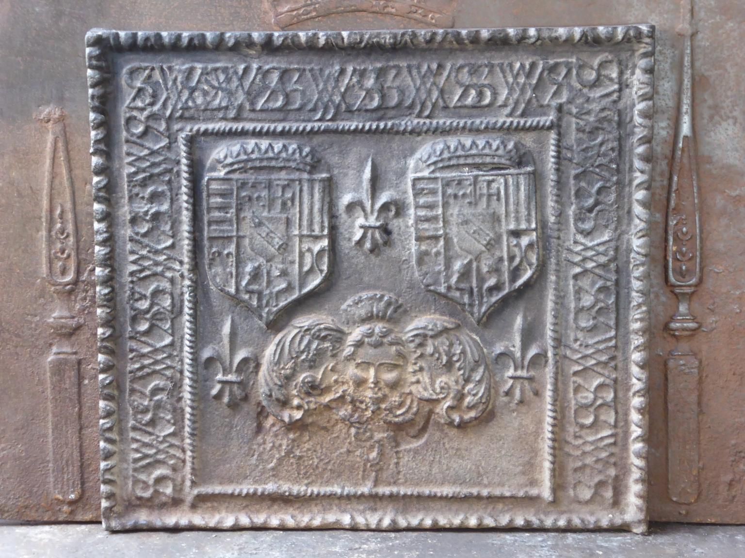 18th 19th Century French 'Arms Of Loraine' Fireback / Backsplash photo furniture