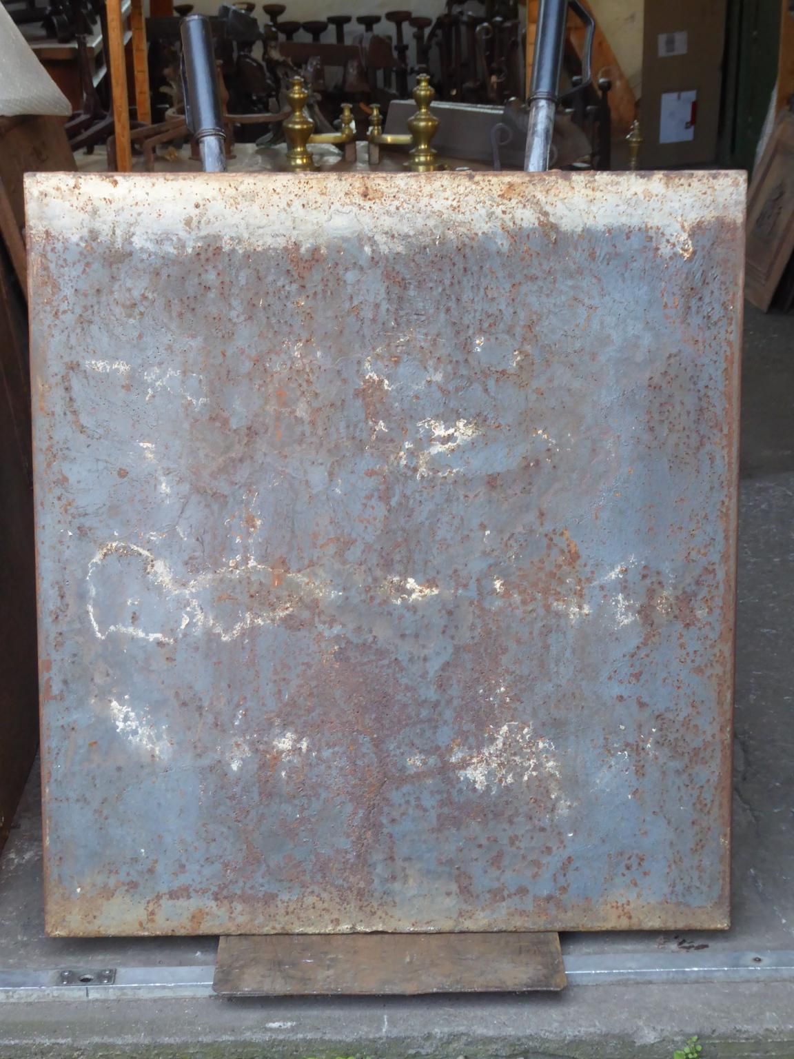 Home Fixtures Antique French Neoclassical 'Pillars Of Freedom' Fireback / Backsplash photo