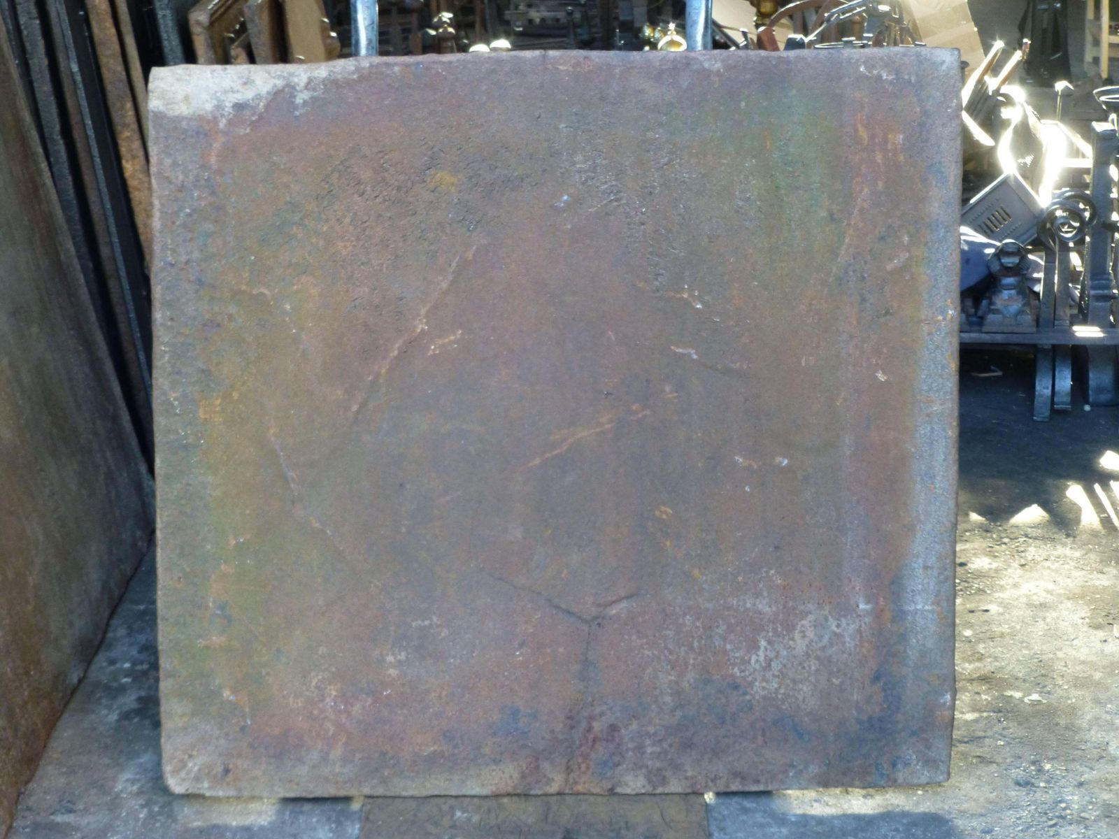 18th Century French Arms Of France Fireback / Backsplash photo vintage