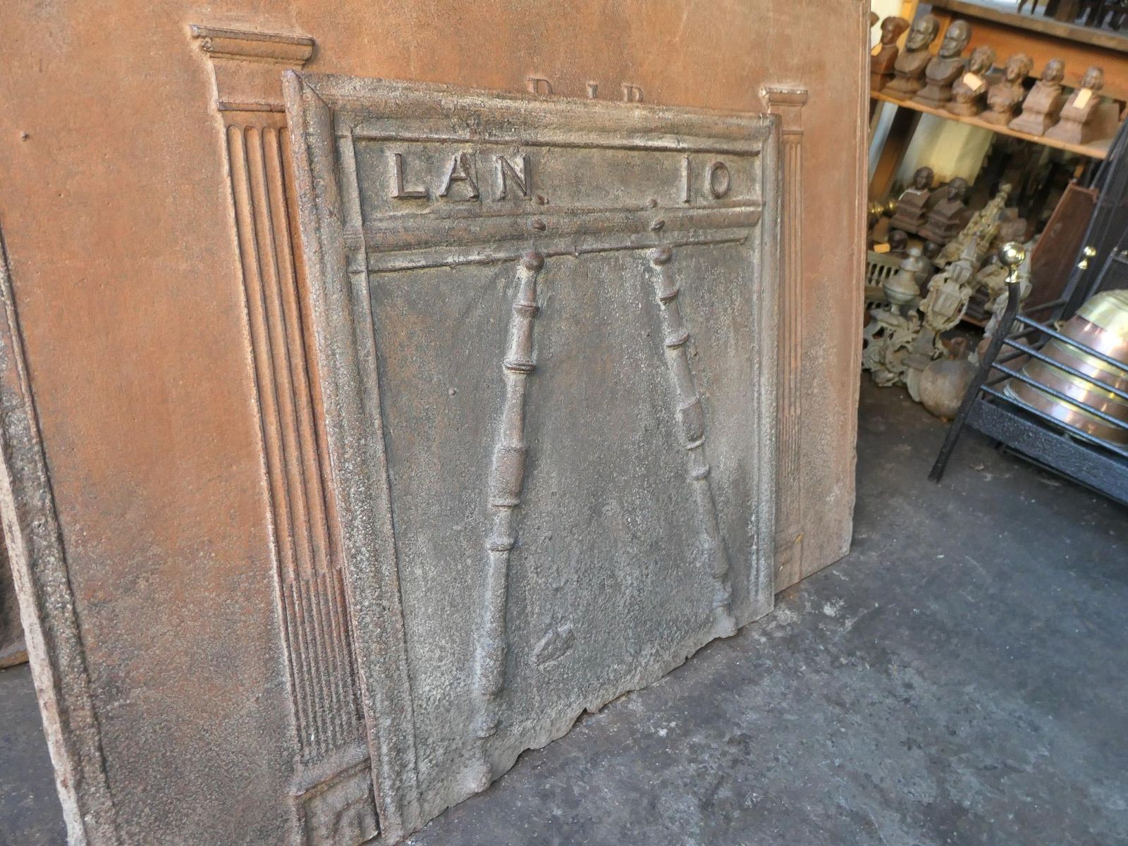 photo for sale Antique French 'Revolution' Fireback / Backsplash, 18th Century
