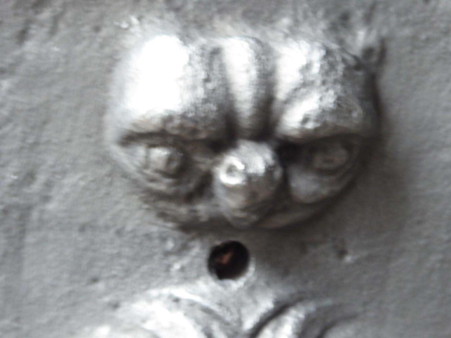 French Louis XIV 'Coat Of Arms' Fireback / Backsplash, 17th 18th Century photo 1600.0