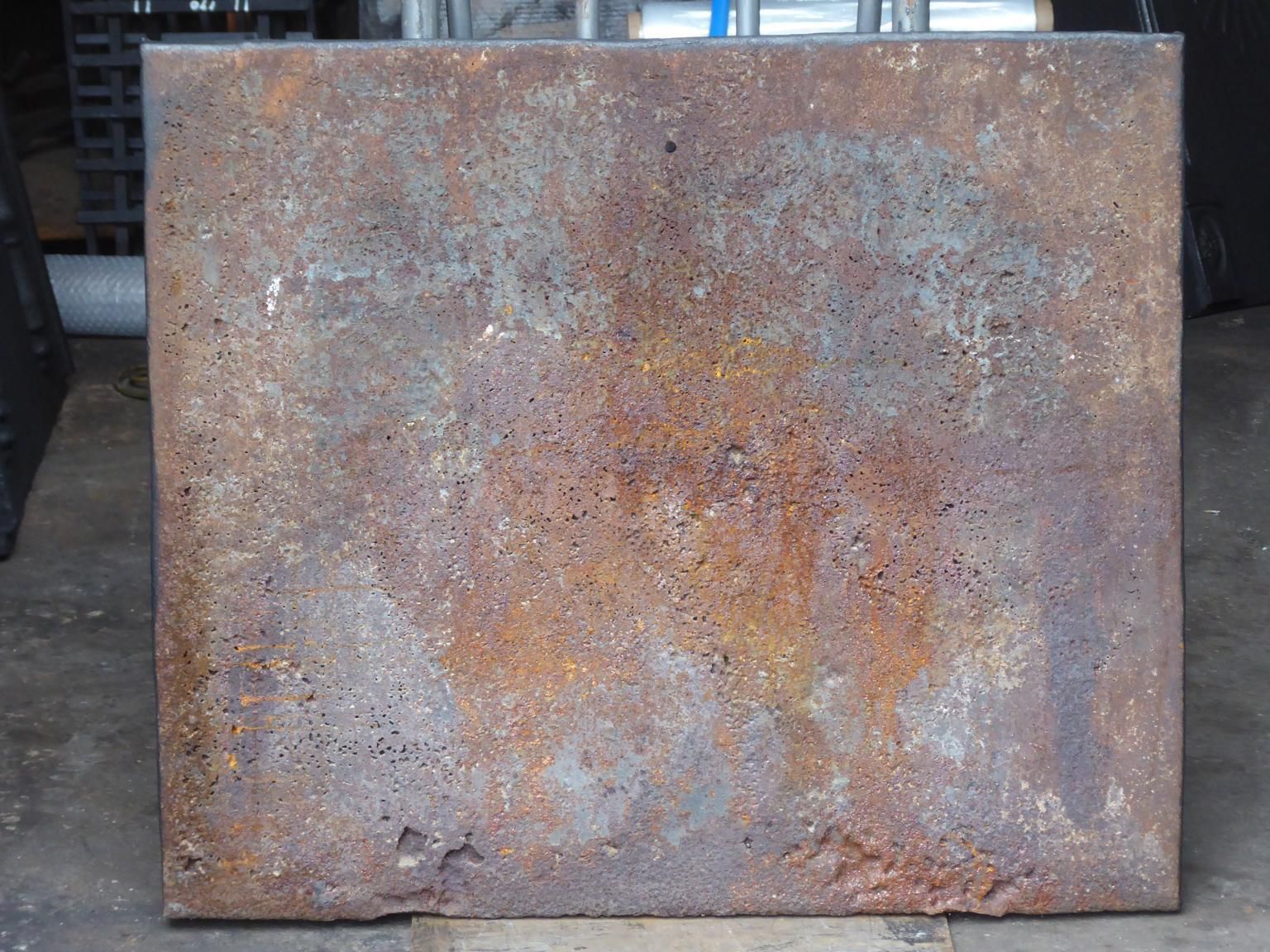 Home Fixtures French Louis XIV 'Coat Of Arms' Fireback / Backsplash, 17th 18th Century photo