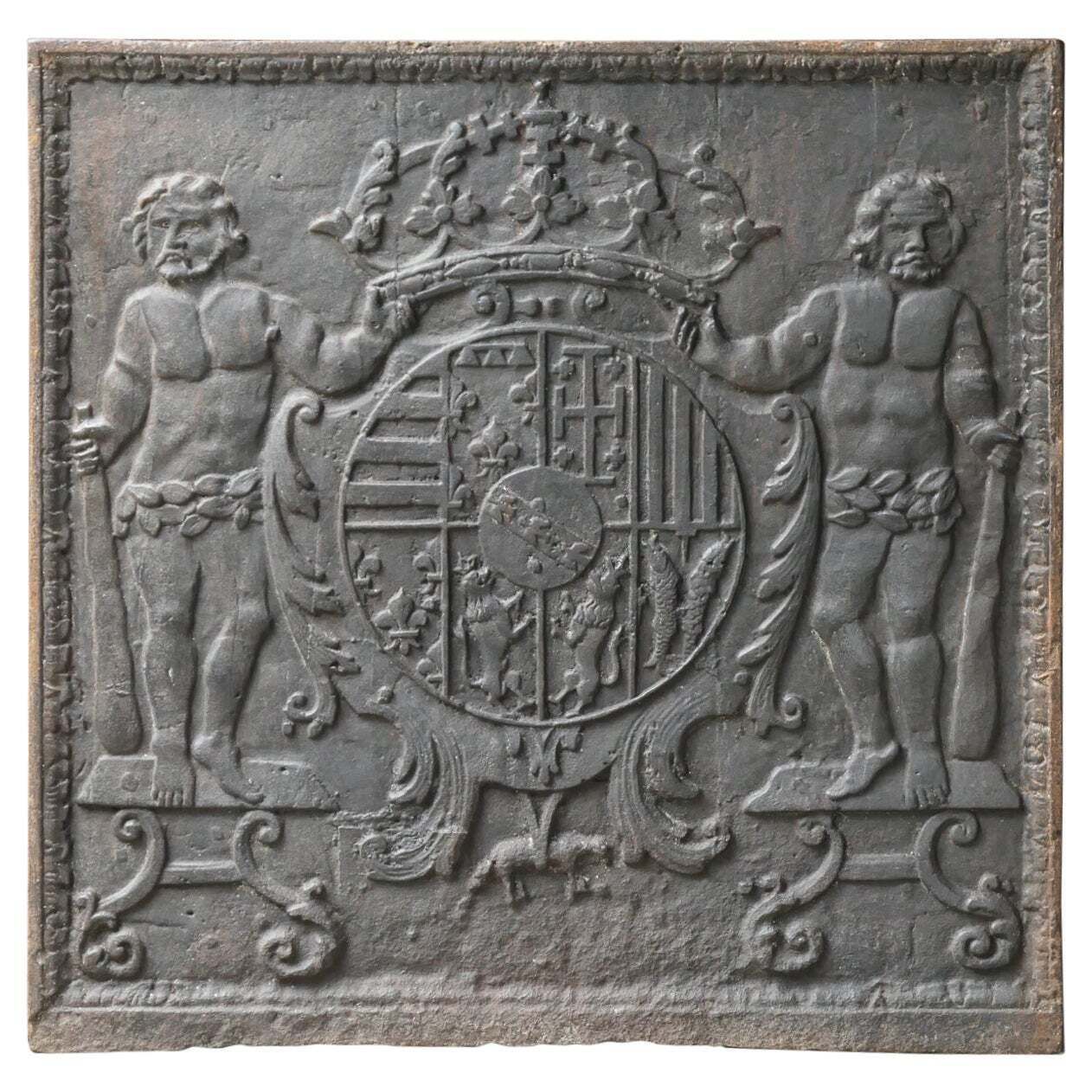 17th Century French 'Arms Of Lorraine' Fireback / Backsplash