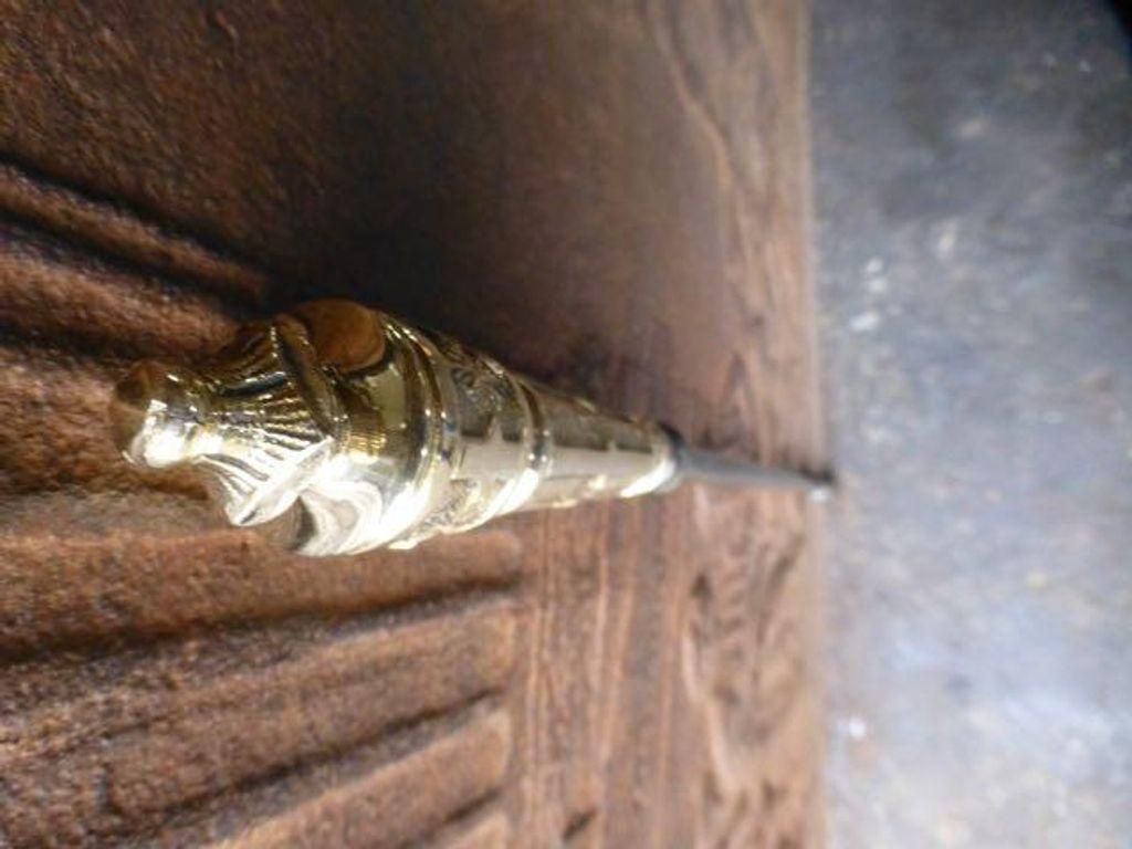 19th Century English Victorian Fireplace Poker photo Home Fixtures