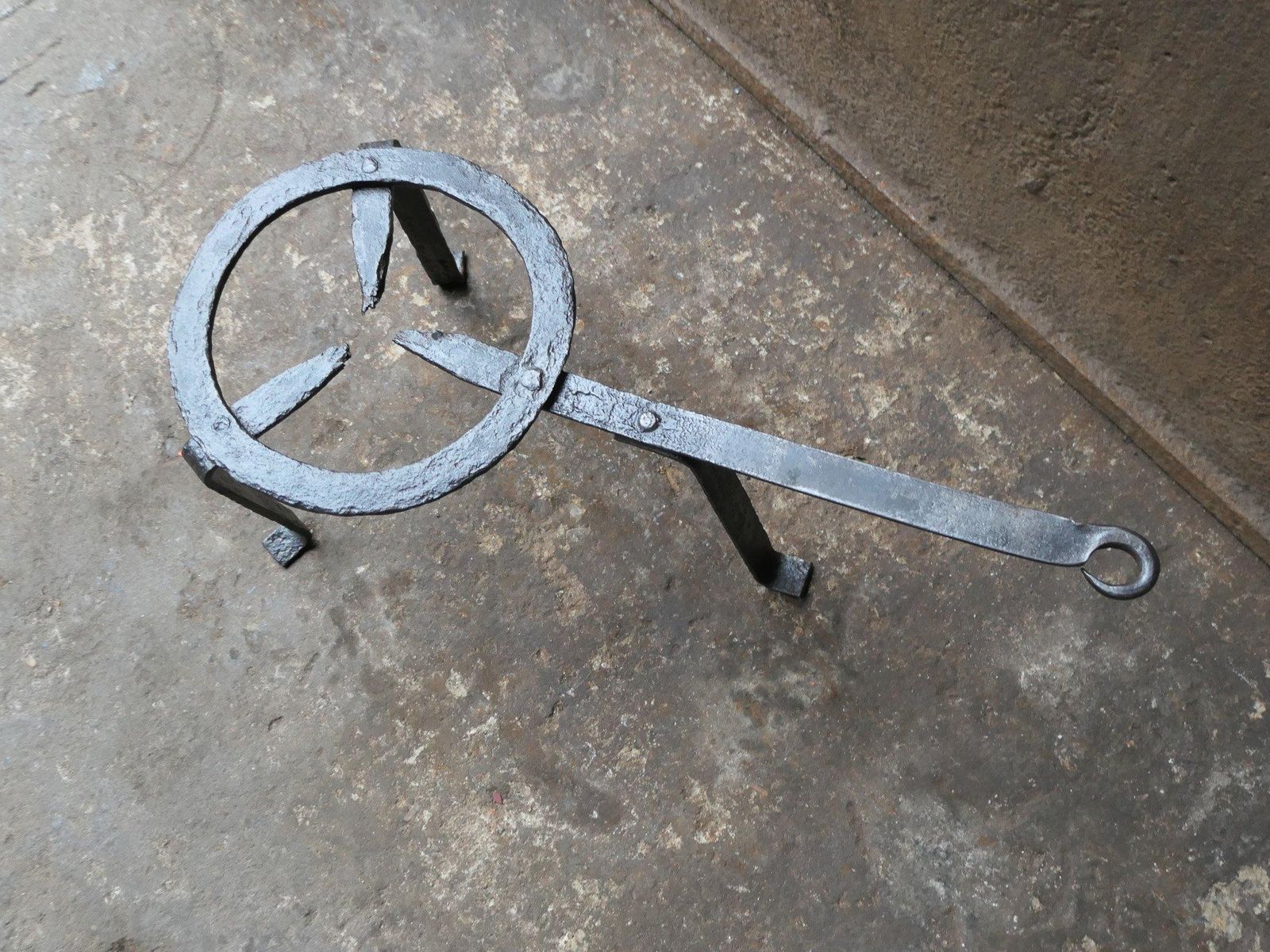 Large French Early 19th Century Neoclassical Period Trivet photo buy