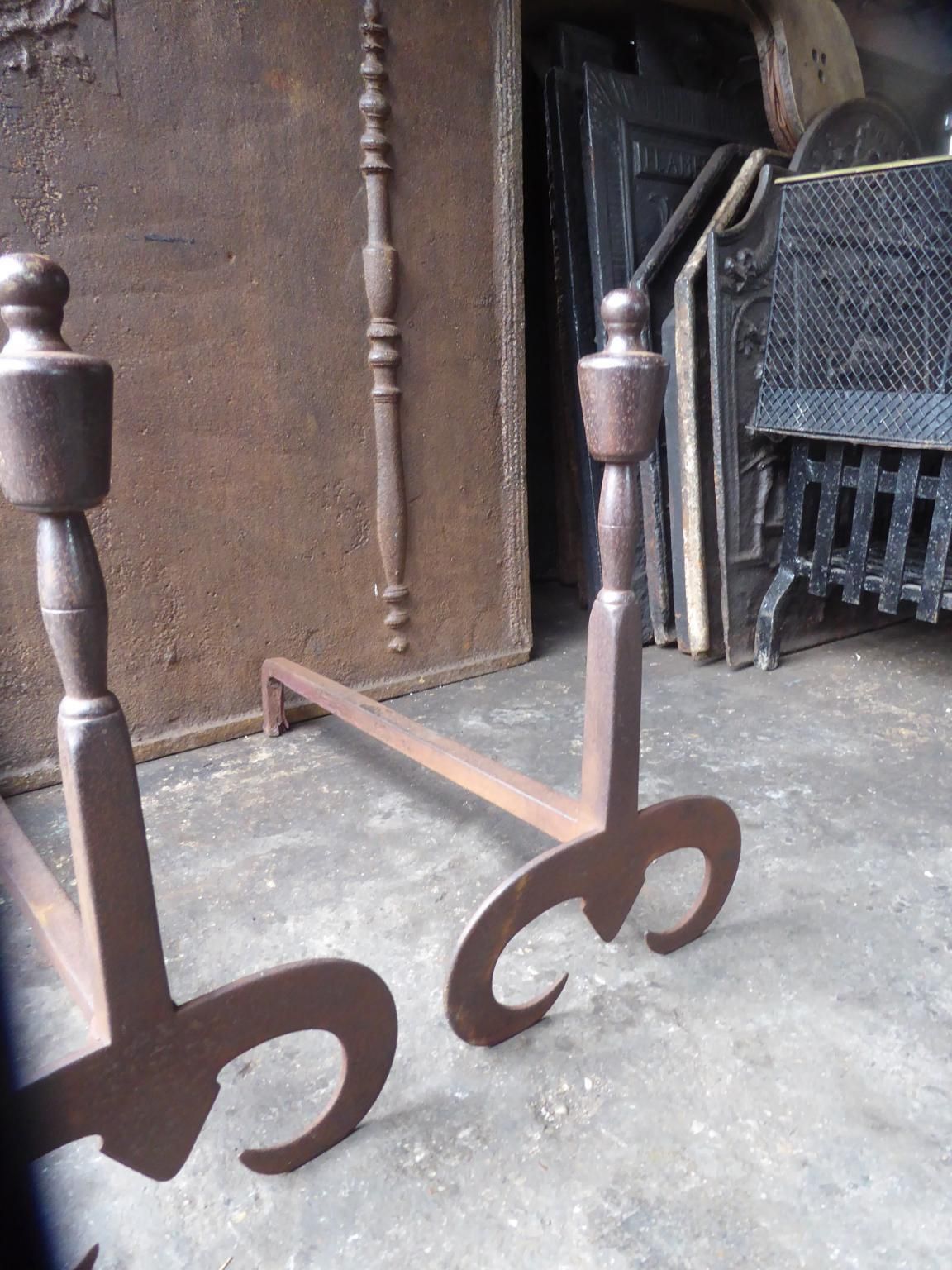 English Modernist Firedogs Or Andirons photo 252.0