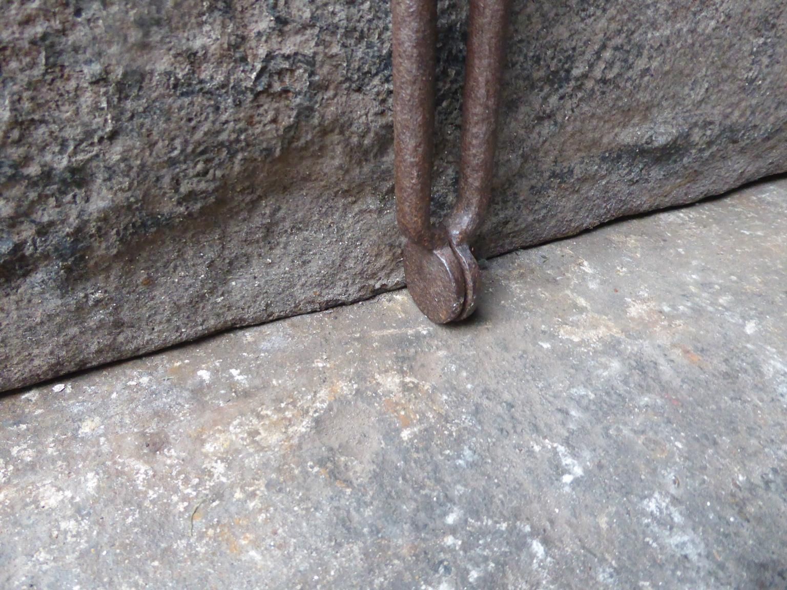 19th Century English Victorian Fireplace Tongs Or Fire Tongs photo Home Fixtures