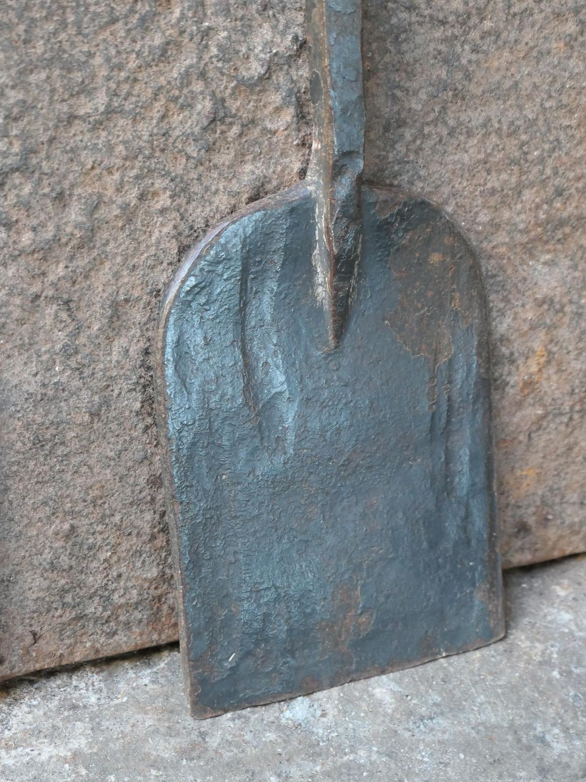 Rustic French Antique Fireplace Shovel, 18th Century photo 235.0