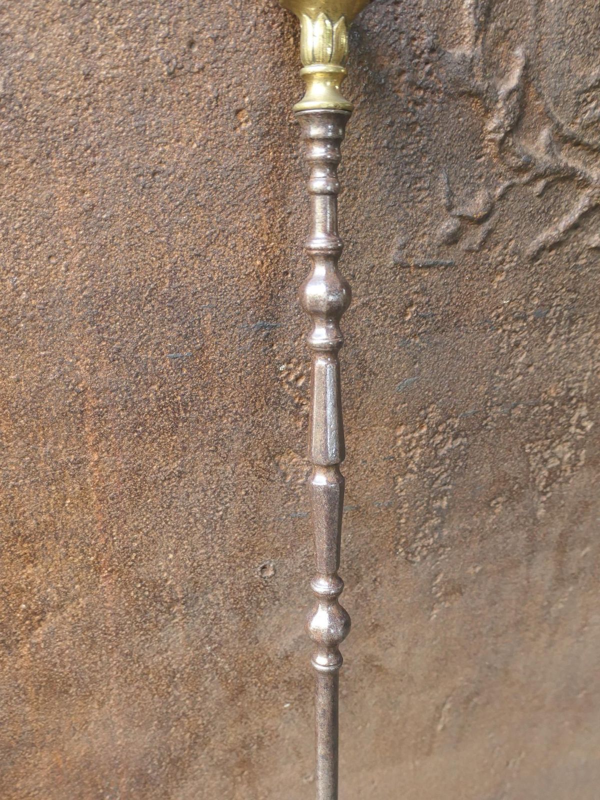 Large 19th Century French Fireplace Shovel Or Fire Shovel, Napoleon III Period photo 235.0