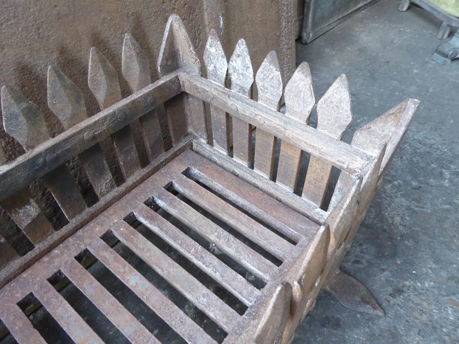 English Neo Gothic Style Fireplace Grate, Fire Grate photo buy