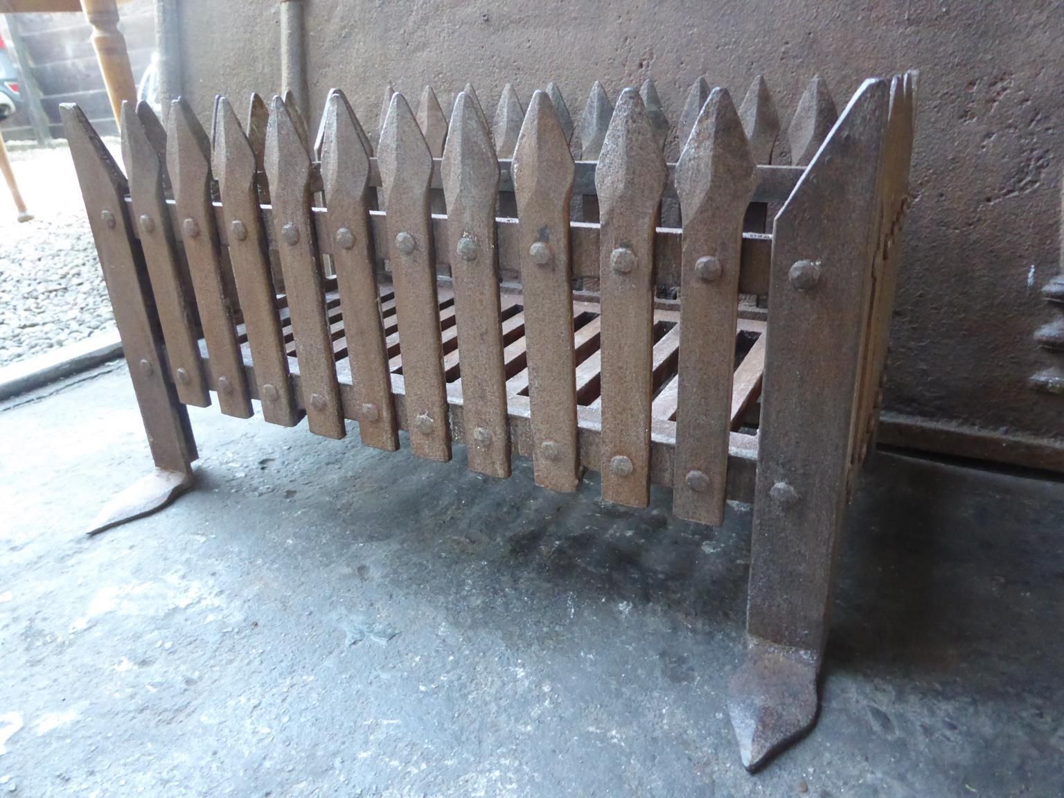 photo for sale English Neo Gothic Style Fireplace Grate, Fire Grate