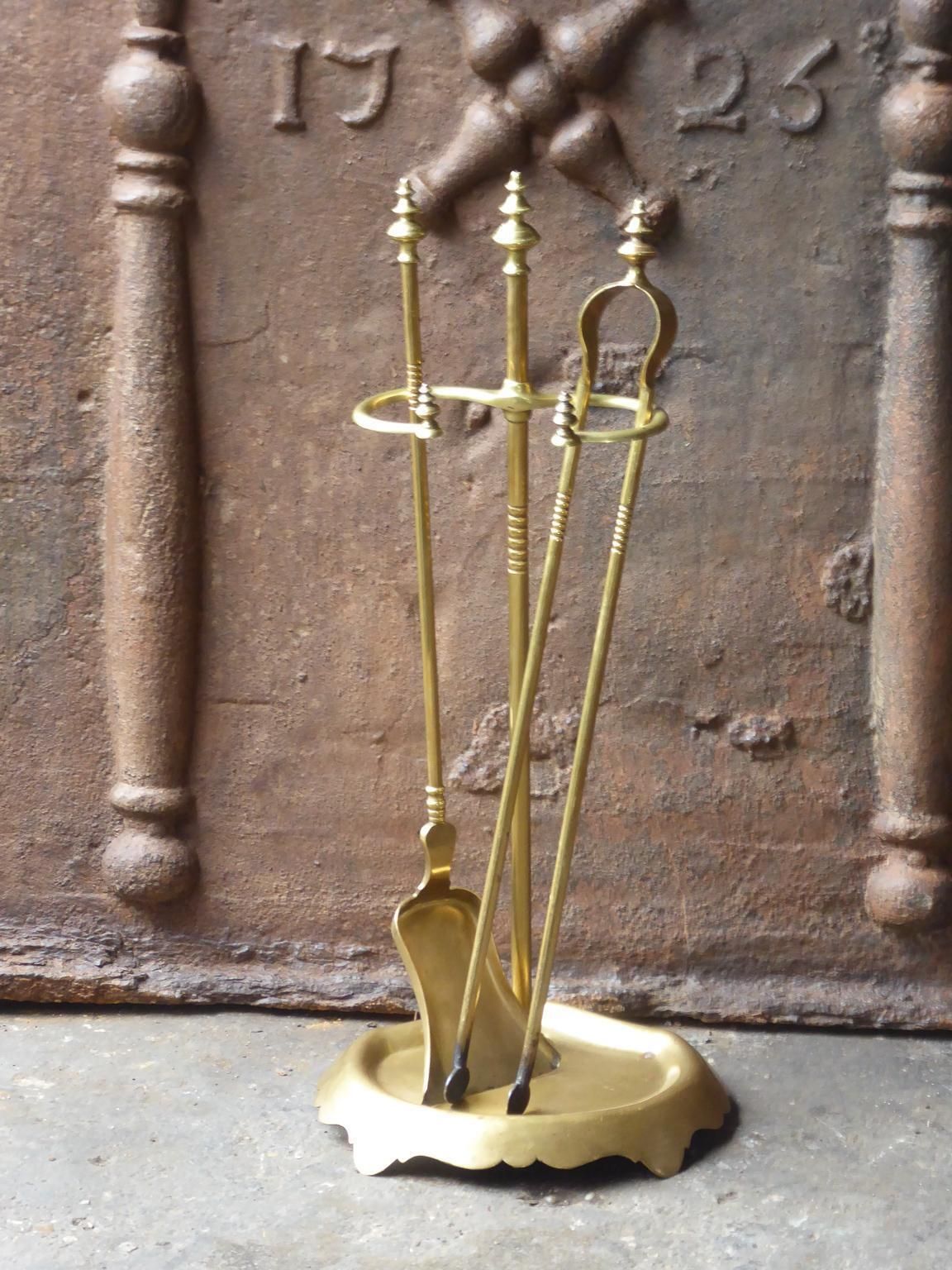 Bouhon Frères Fireplace Tool Set, Fire Tools, 19th Century photo for sale