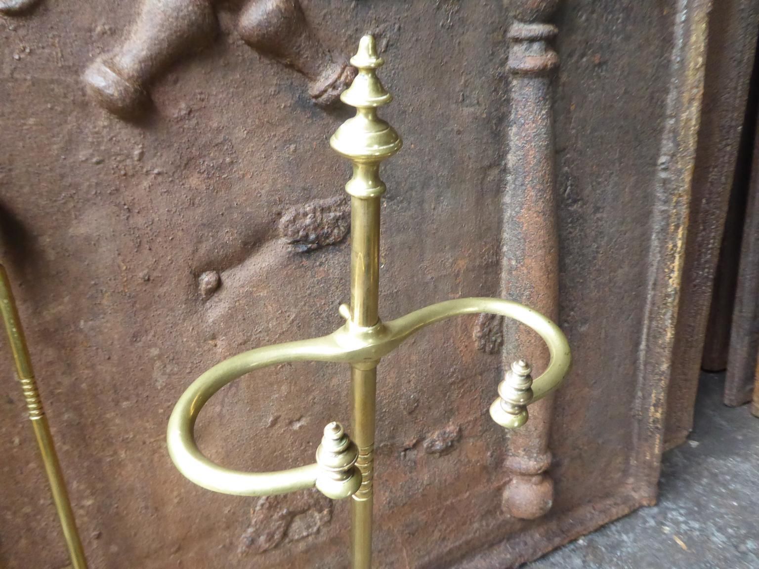 Bouhon Frères Fireplace Tool Set, Fire Tools, 19th Century photo vinterior
