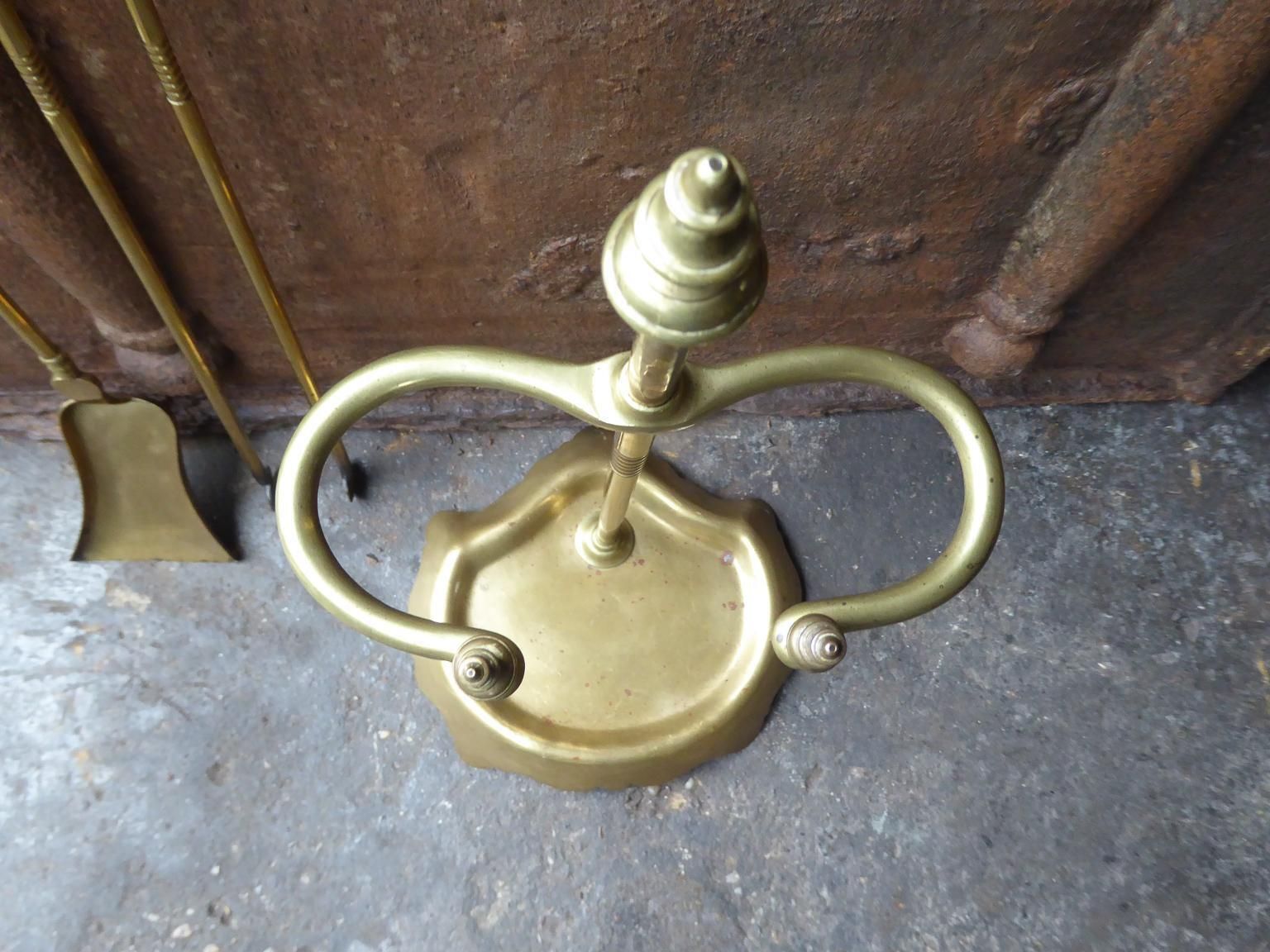 photo for sale Bouhon Frères Fireplace Tool Set, Fire Tools, 19th Century