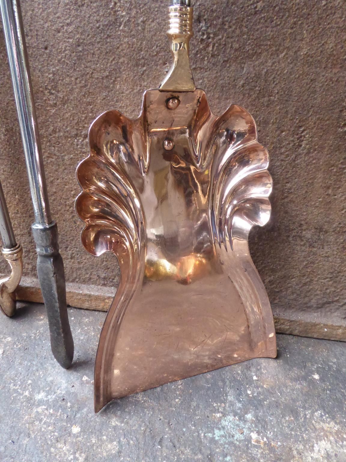English Art Nouveau Fireplace Tools Or Fire Tools, Early 20th Century photo 405.0