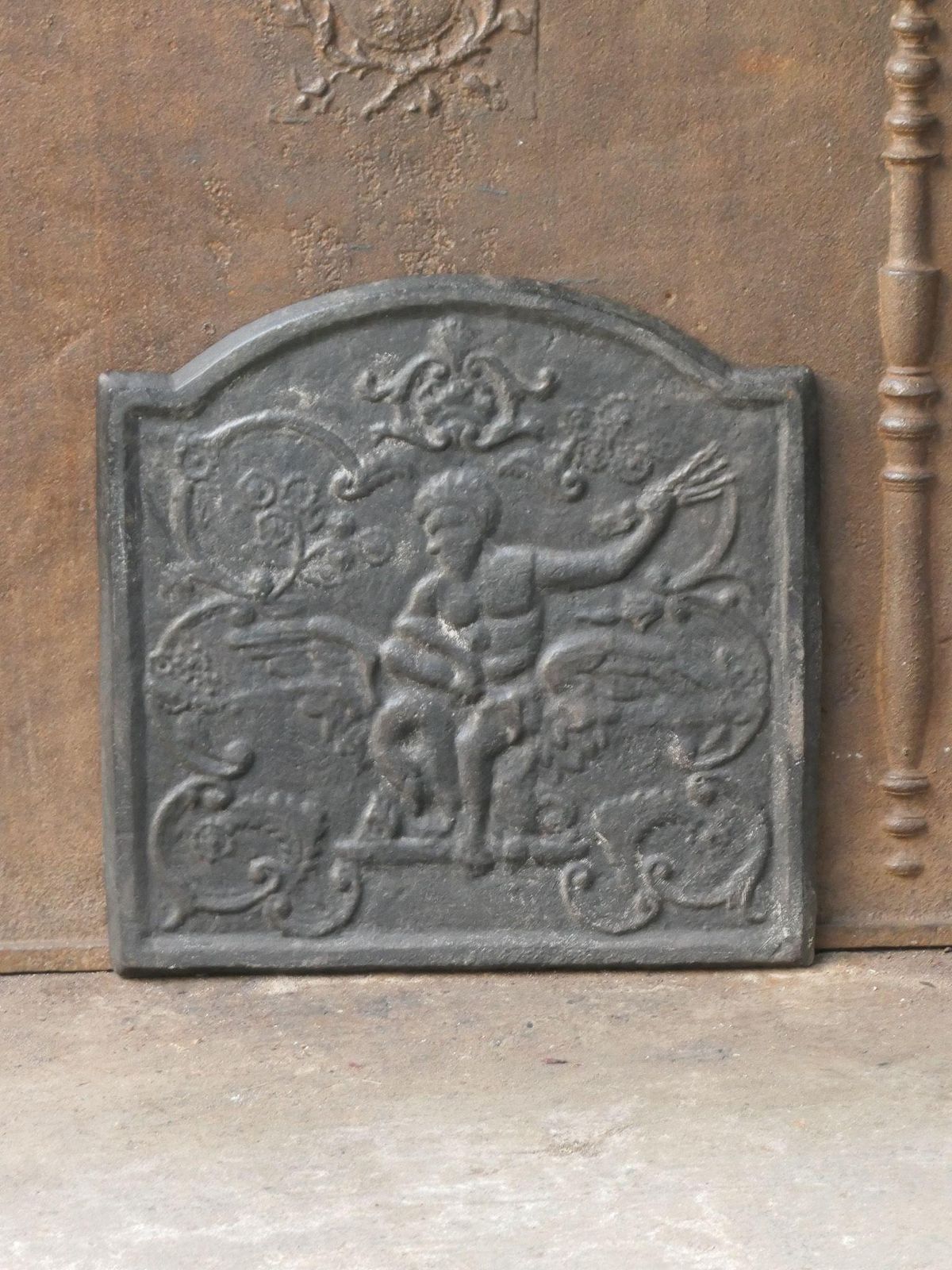 Zeus And Leda Fireback, Style Napoleon III, 20th Century photo for sale