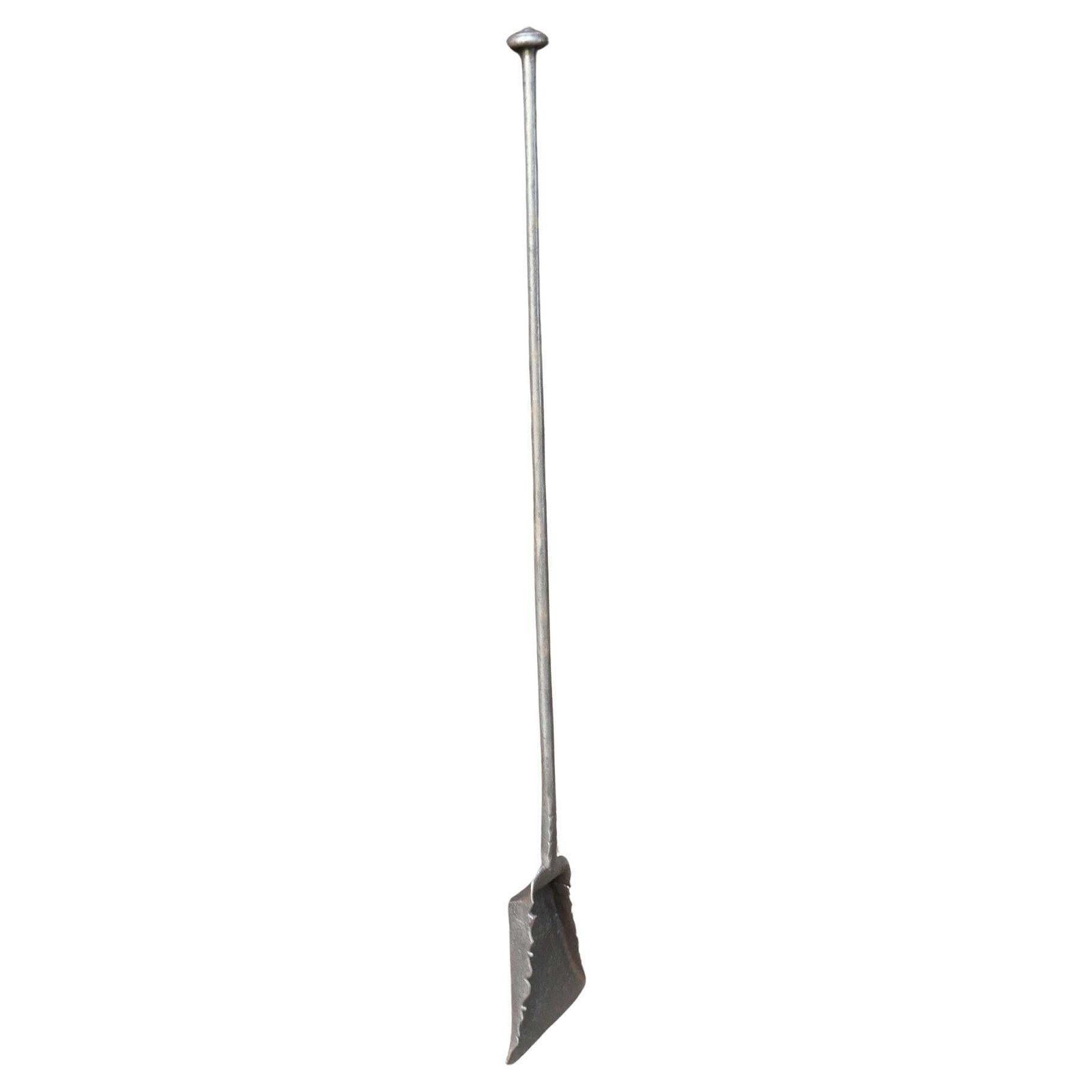 Large 18th Century French Fireplace Shovel Or Fire Shovel