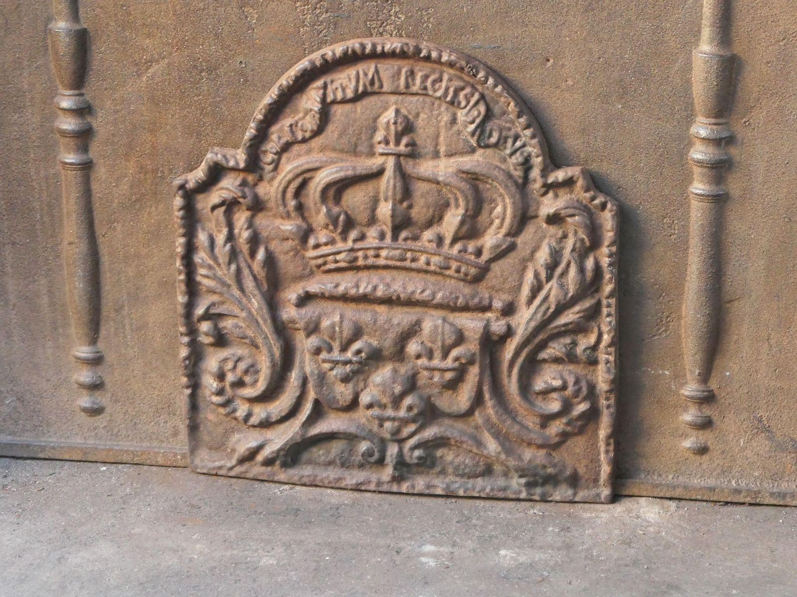 French Napoleon III Style 'Arms Of France' Fireback / Backsplash, 20th Century photo 320.0