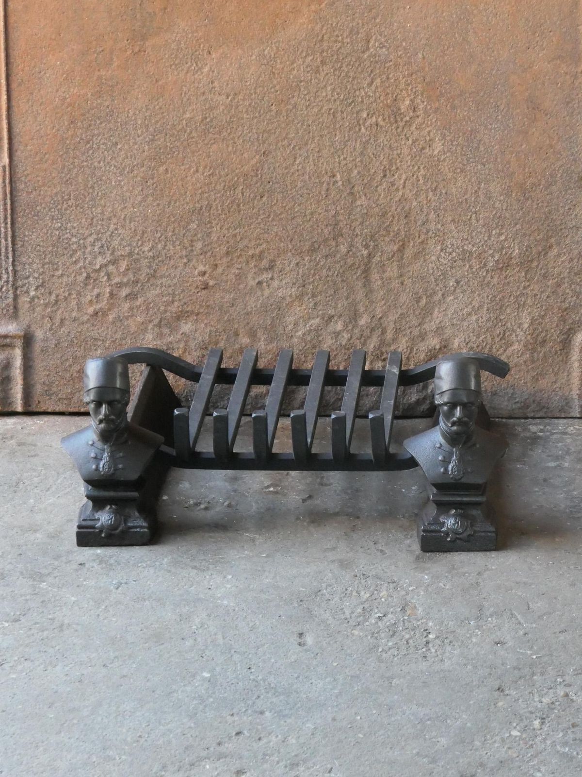 19th Century French Napoleon III Fireplace Log Grate photo for sale
