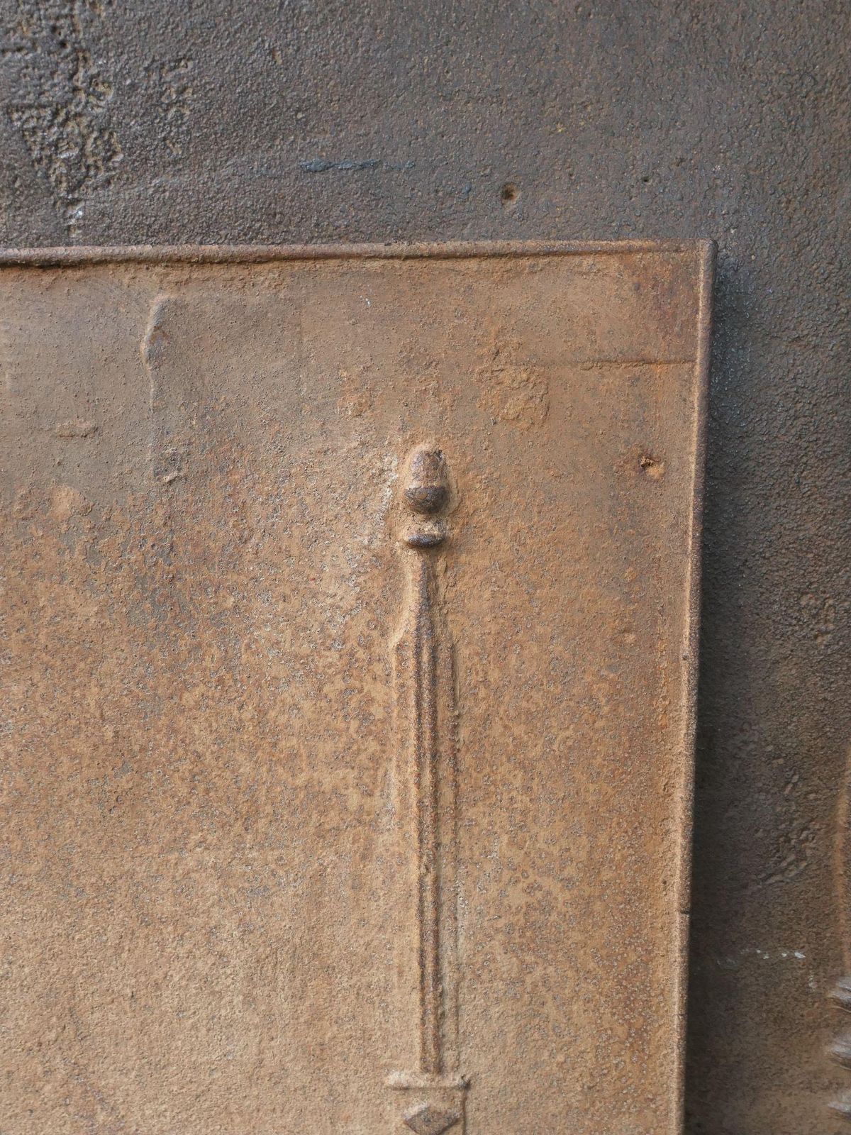French 'Pillars Of Freedom' Fireback / Backsplash, 18th   19th C. photo Home Fixtures