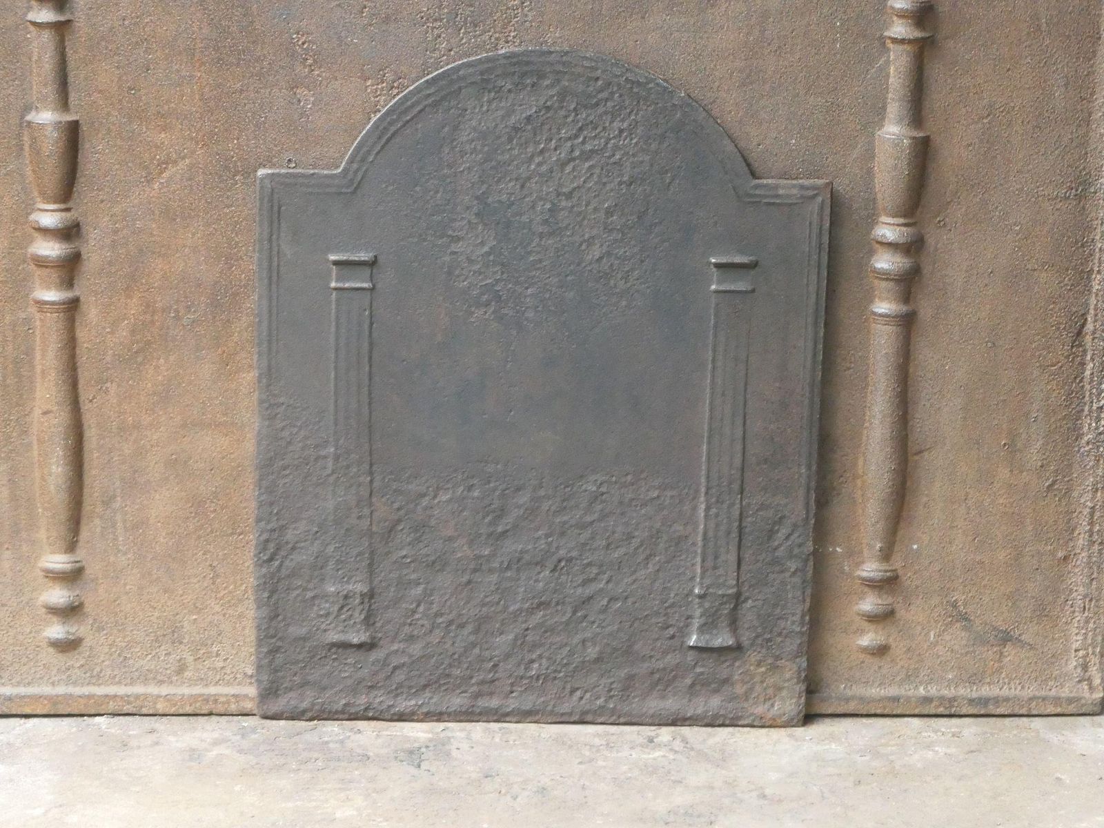 French 'Pillars Of Freedom' Fireback / Backsplash, 18th   19th C. photo for sale