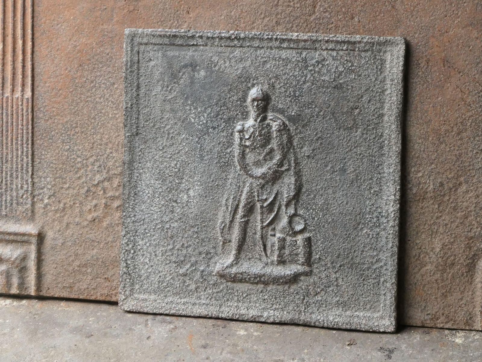 French Napoleon III 'Man' Fireback / Backsplash, 19th Century, Napoleon III Peri photo vinterior