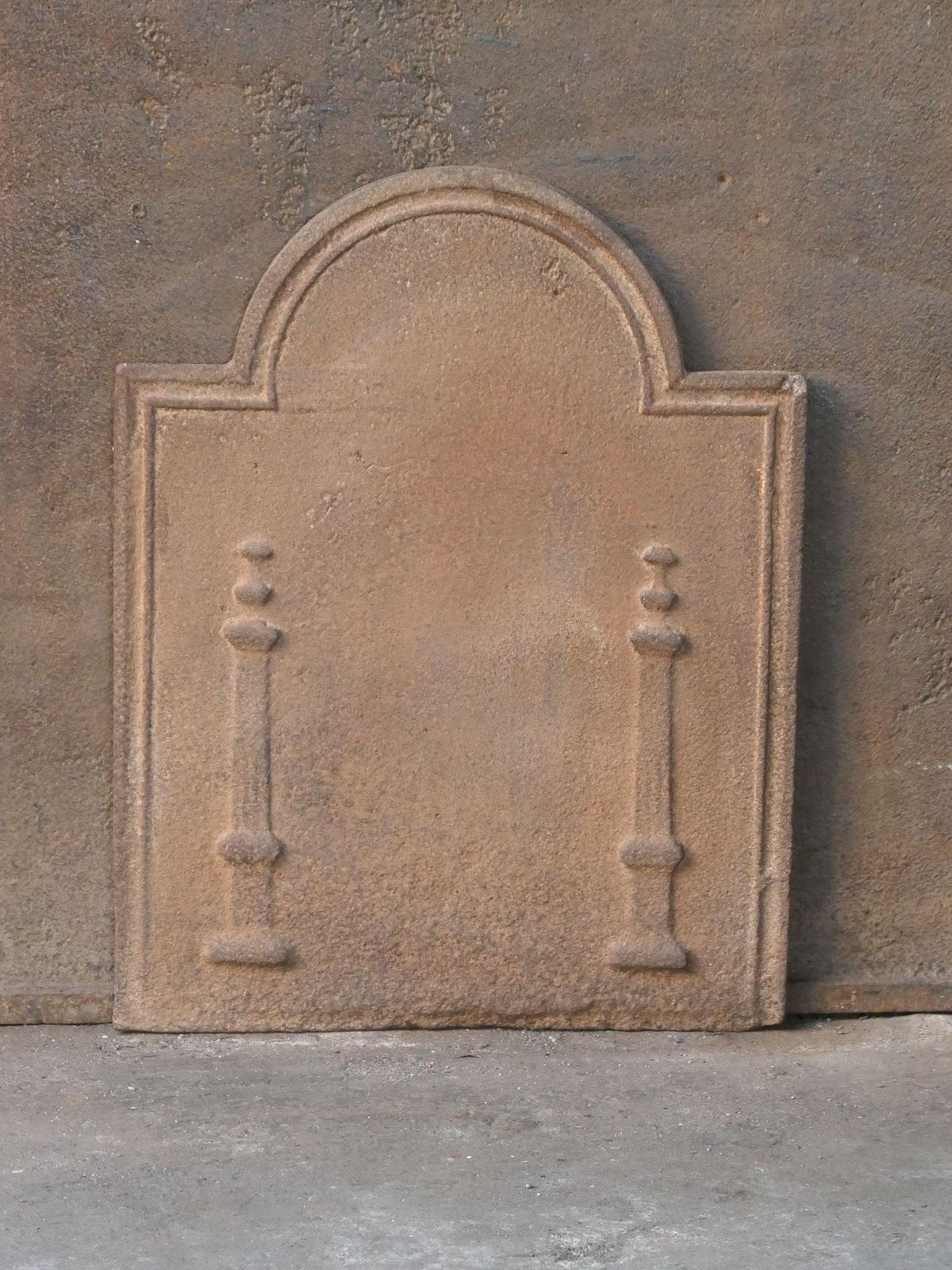 French 'Pillars Of Freedom' Fireback / Backsplash, Early 19th Century photo furniture