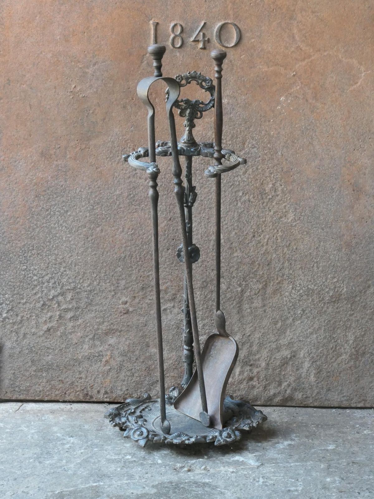 French Napoleon III Period Fireplace Tools Or Fire Tools, 19th Century photo for sale