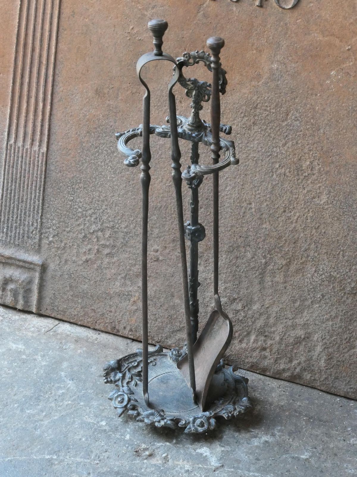 French Napoleon III Period Fireplace Tools Or Fire Tools, 19th Century photo 337.0