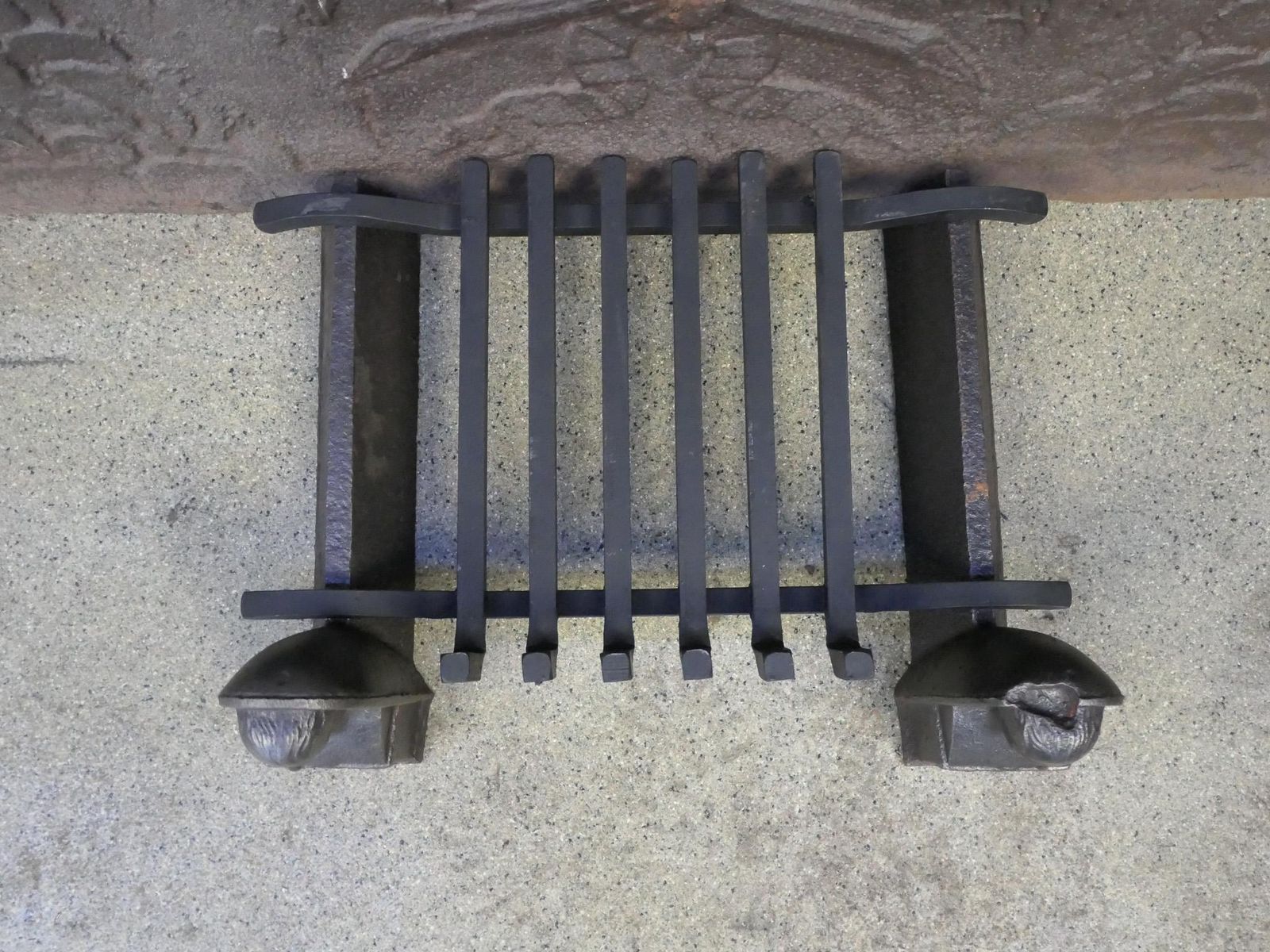 photo furniture French Napoleon III Period Fireplace Log Grate, 19th Century