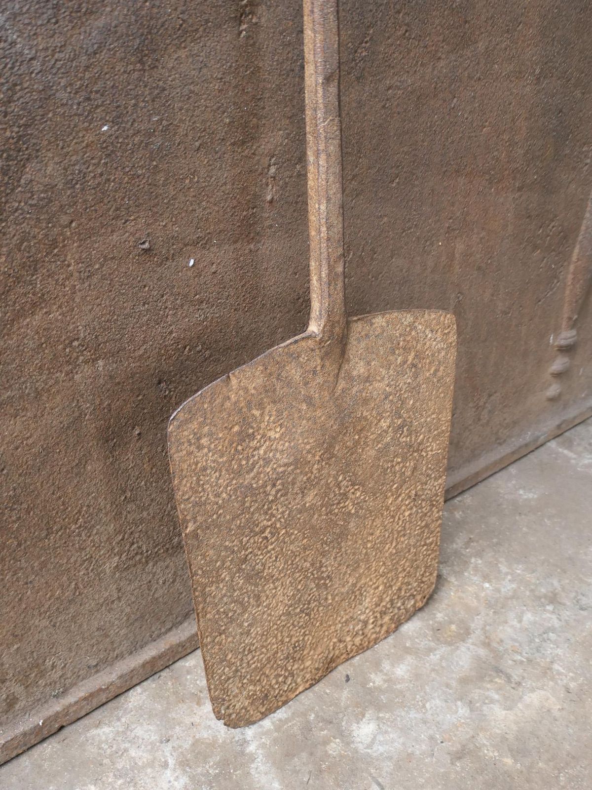 Large Early 18th Century French Fireplace Shovel Or Fire Shovel photo 320.0