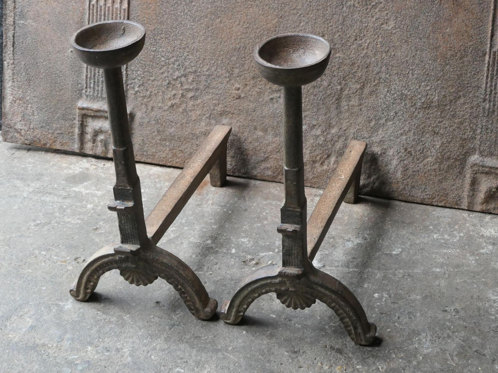 French Napoleon III Style Firedogs Or Andirons photo buy