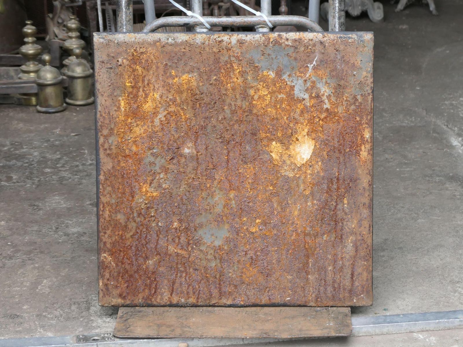 photo for sale Early 19th Century French 'Gardening' Fireback / Backsplash