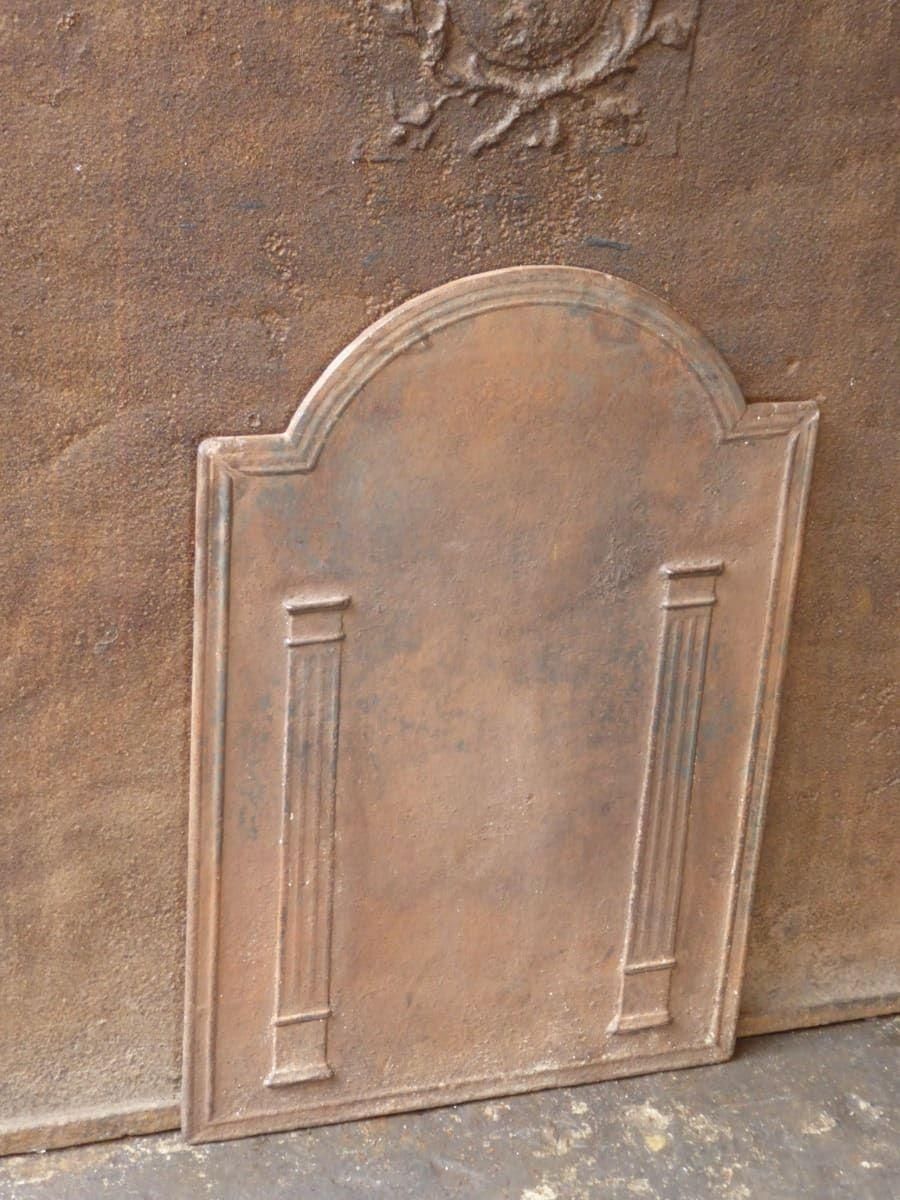 French Neoclassical Period Fireback / Backsplash, Early 19th Century photo for sale