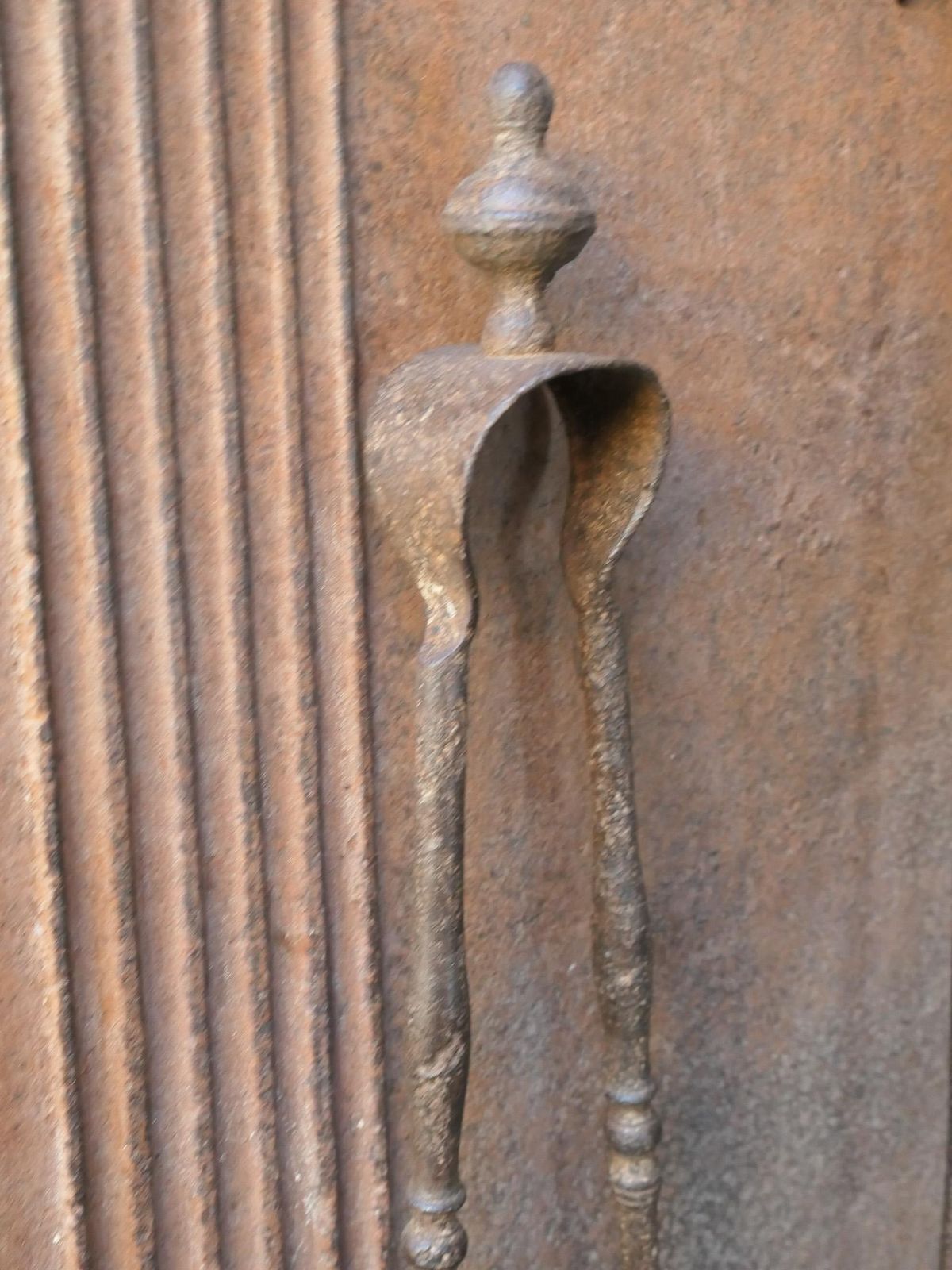 Rustic French Neoclassical Fireplace Tools, 18th 19th Century photo Home Fixtures