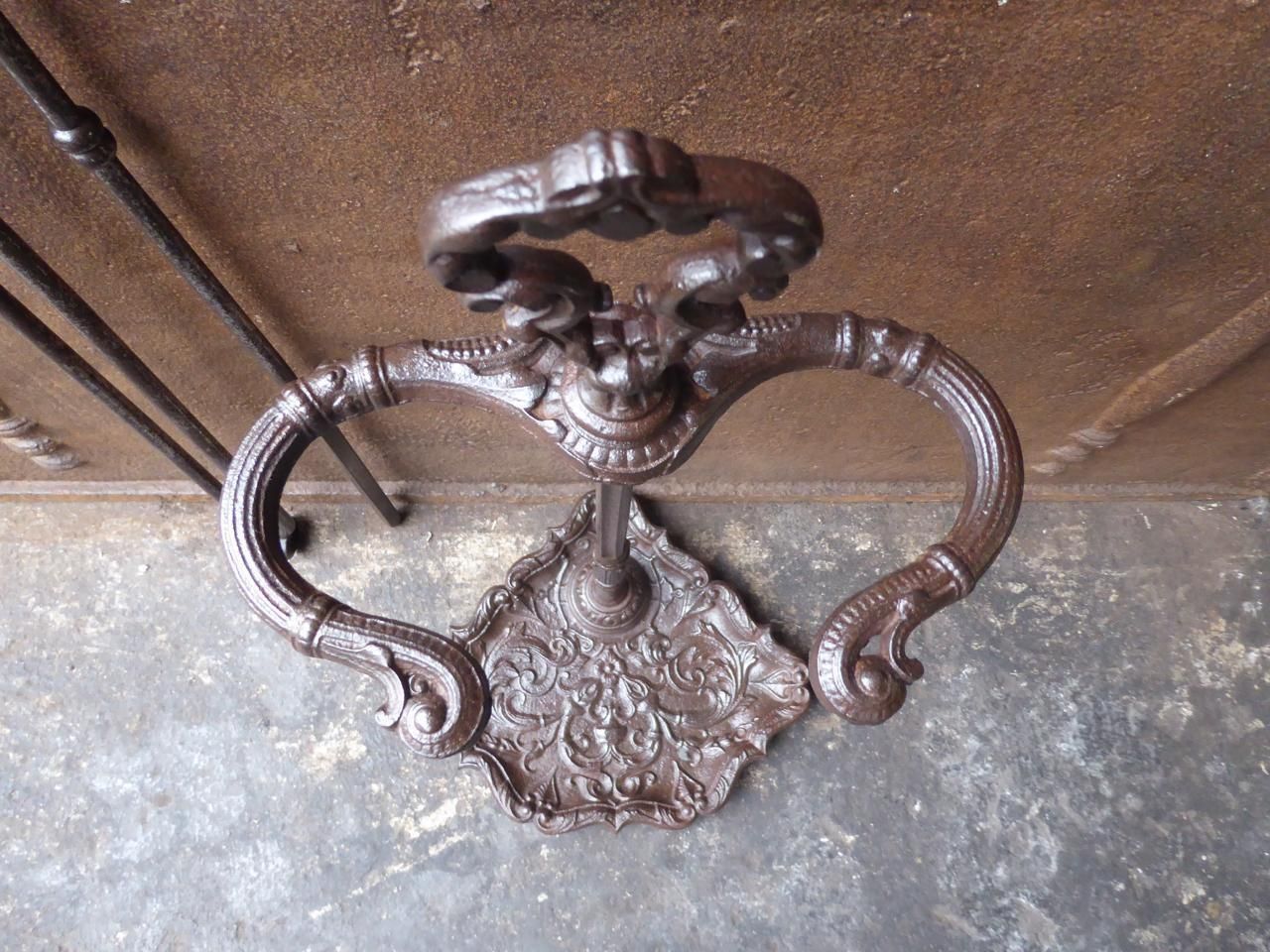 19th Century English Victorian Fireplace Tools Or Fireplace Toolset photo buy