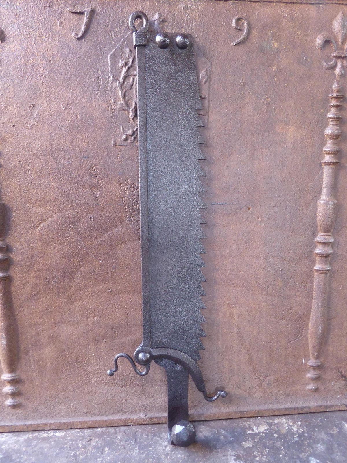 18th Century Dutch Fireplace Trammel Or Pot Hanger photo furniture