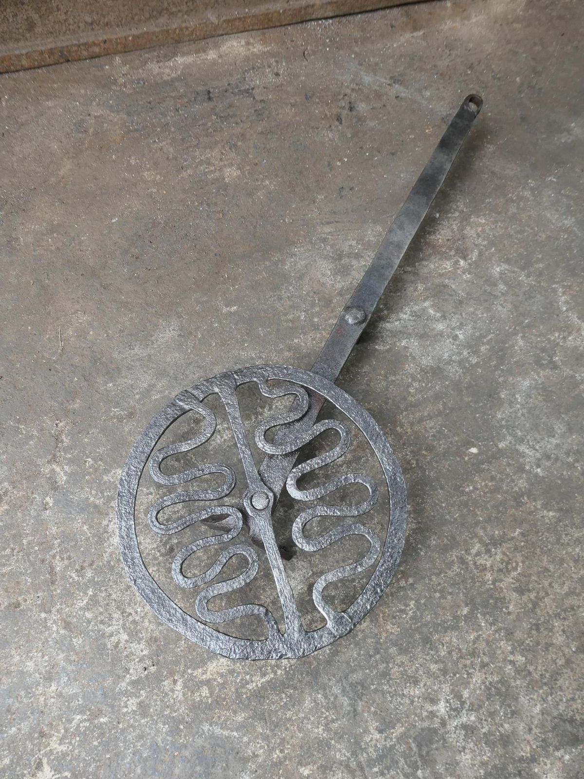 Hand Forged 17th   18th Century French Rotating Gridiron photo for sale