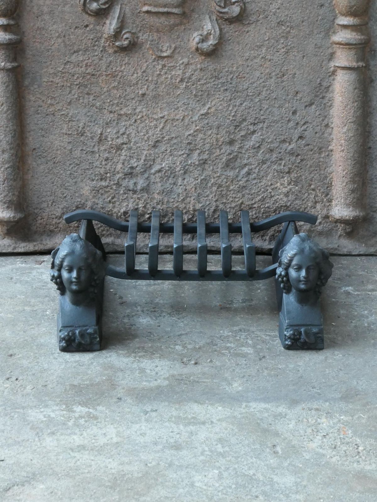 French Napoleon III Fire Grate, Fireplace Grate photo furniture