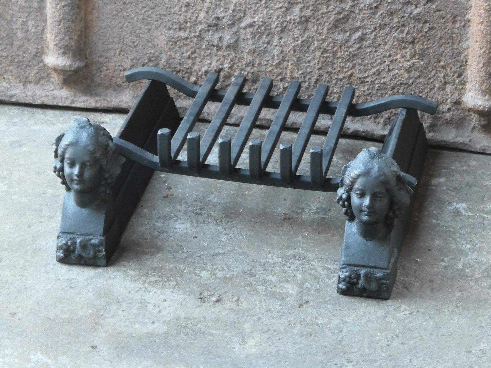 French Napoleon III Fire Grate, Fireplace Grate photo Home Fixtures