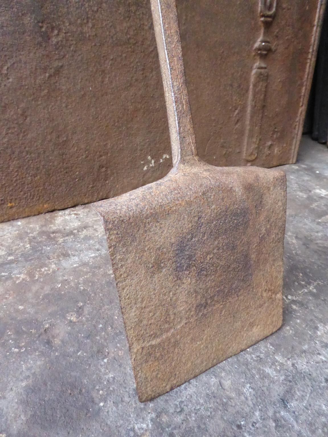Large 18th   19th Century French Fireplace Shovel Or Fire Shovel photo vintage