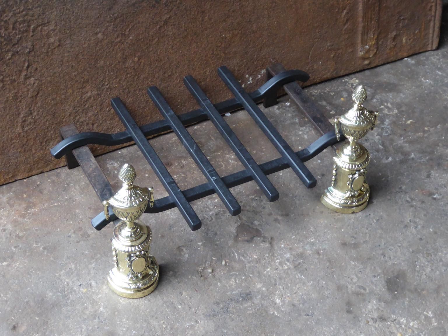 Napoleon III Style French Fire Grate, Fireplace Grate photo 380.0