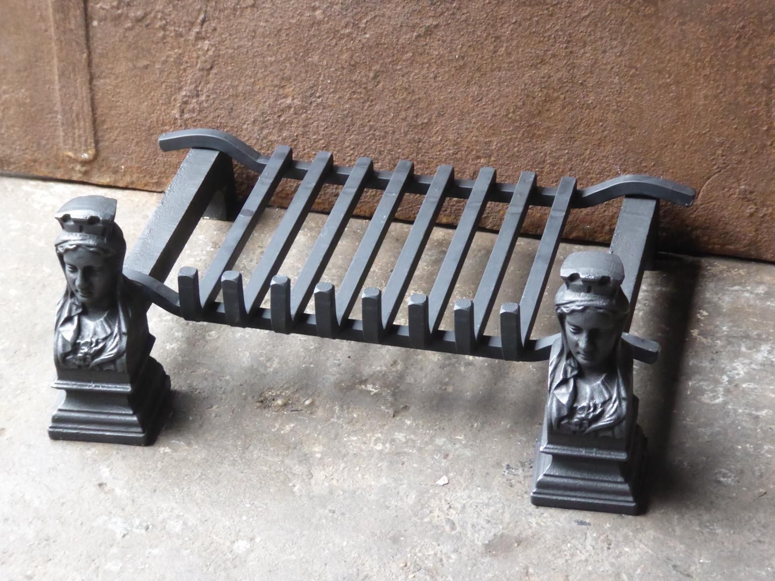 French Napoleon III Fire Grate, Fireplace Grate photo Home Fixtures