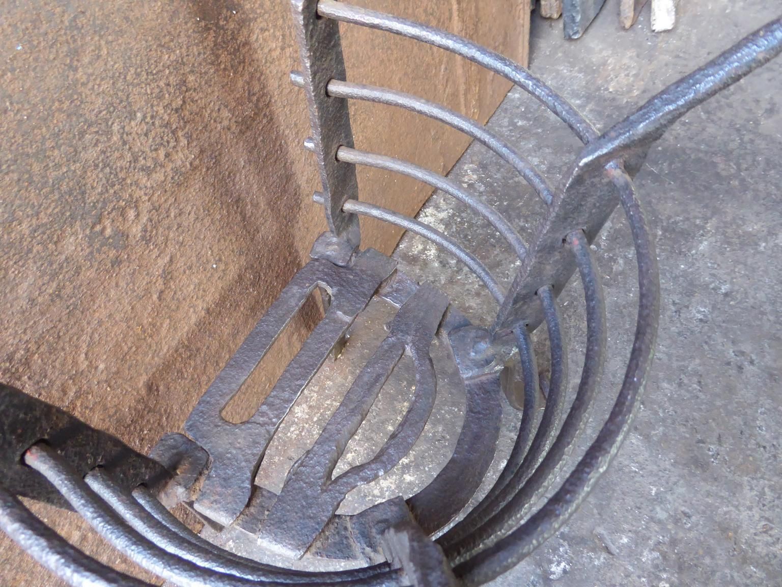 photo for sale 17th 18th Century French Fire Grate, Fireplace Grate