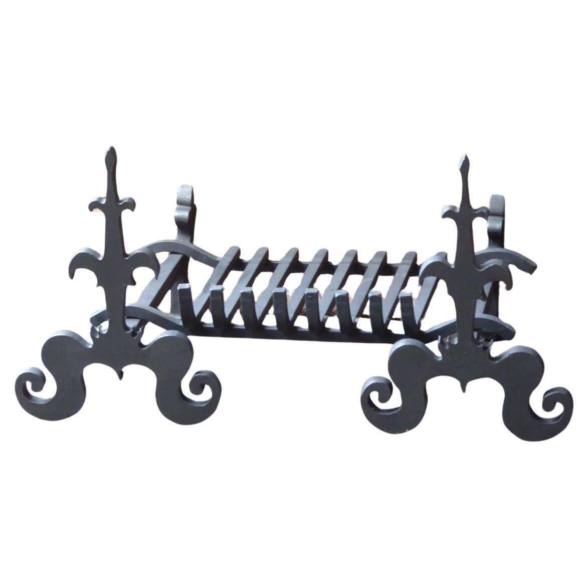 French Napoleon III Fire Grate, Fireplace Grate