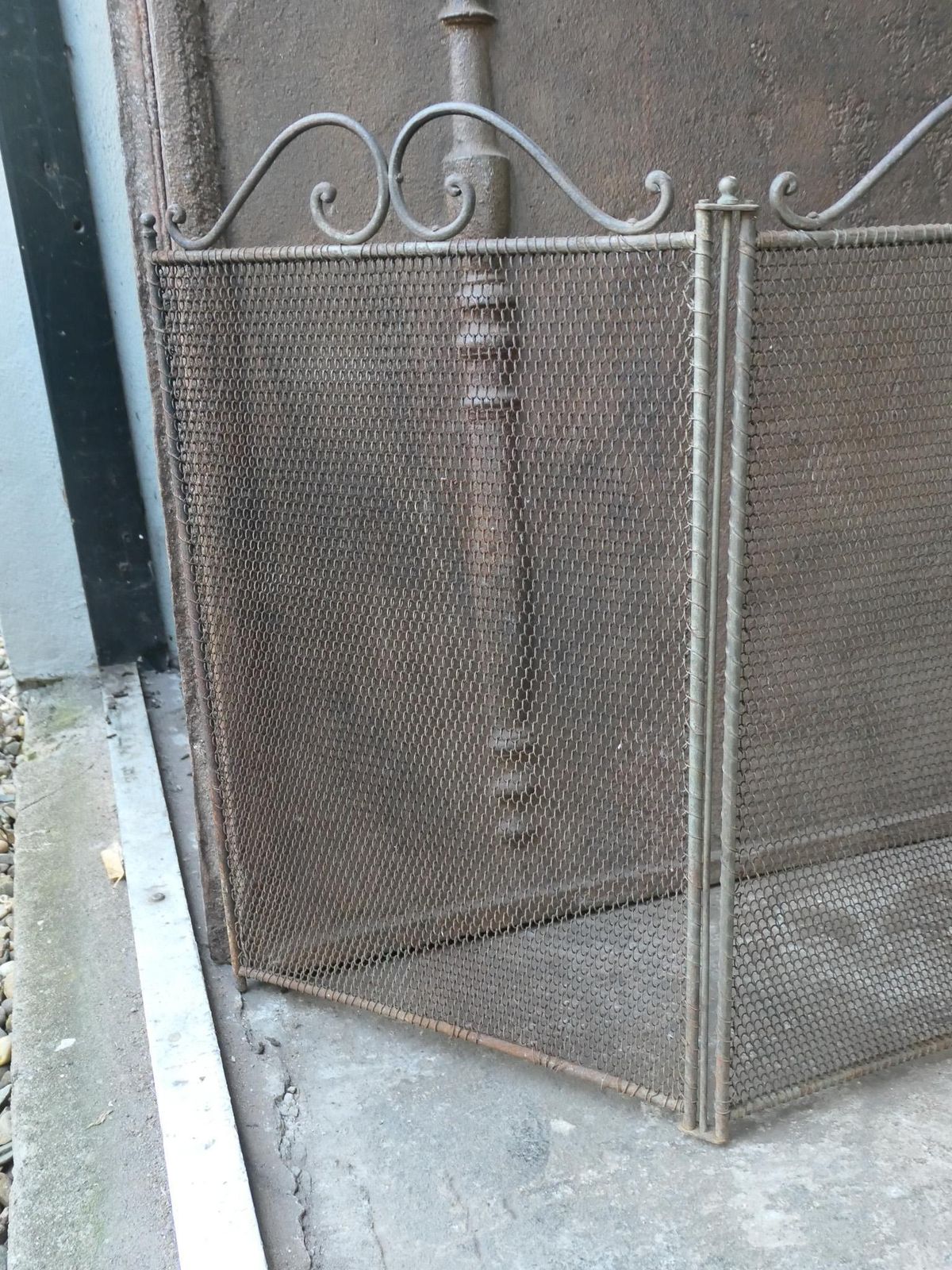 19th Century French Fireplace Screen photo for sale