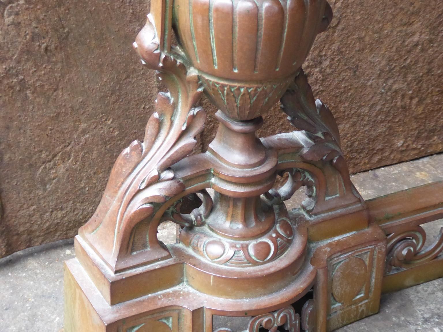 photo furniture Antique French Fireplace Fender, 19th Century