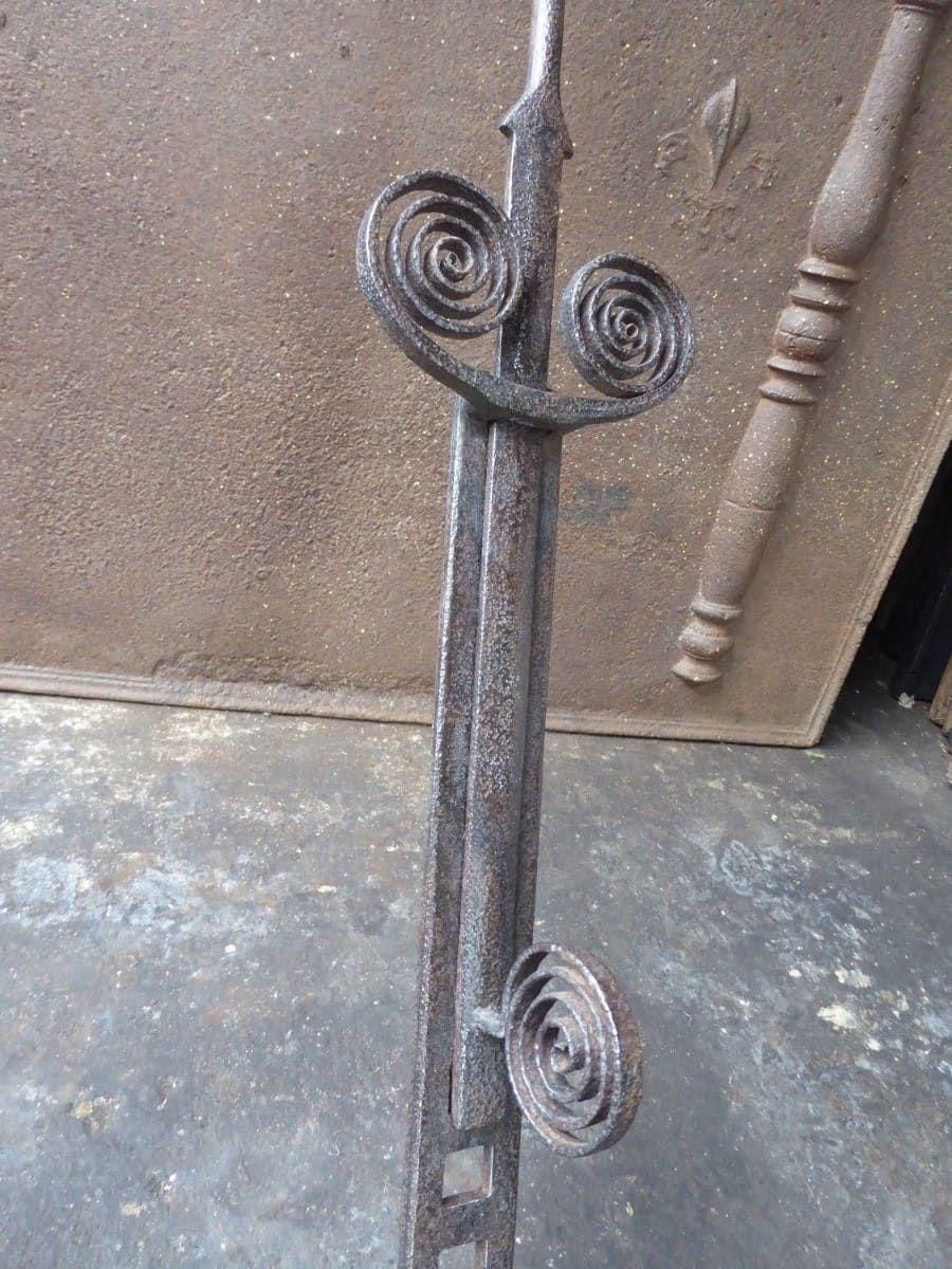 Beautiful 18th Century French Fireplace Trammel Or Hanger, Louis XV Period photo for sale